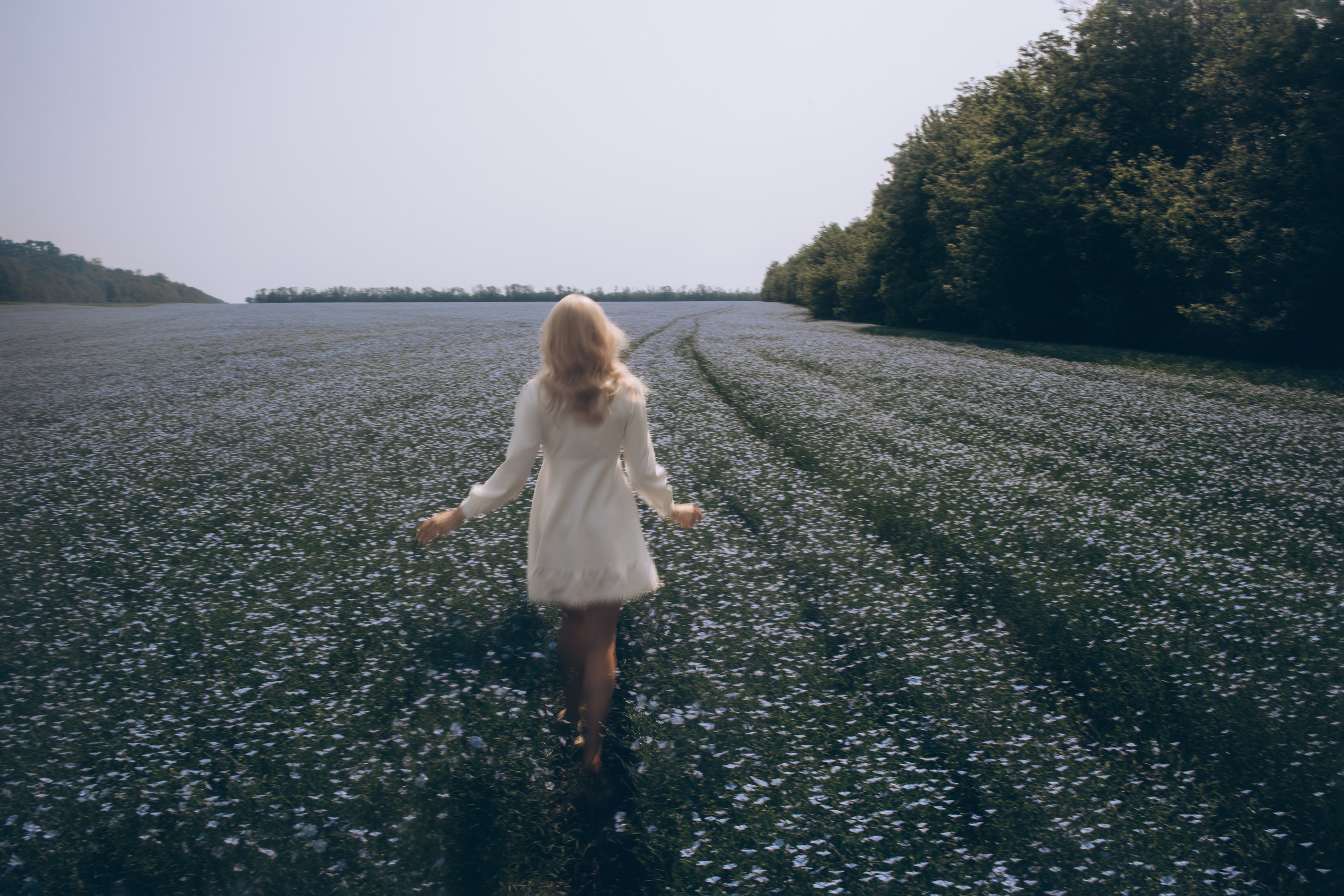 Фотосессия в поле льна. Свадебный и семейный фотограф в Краснодарском крае Мария Данилкина