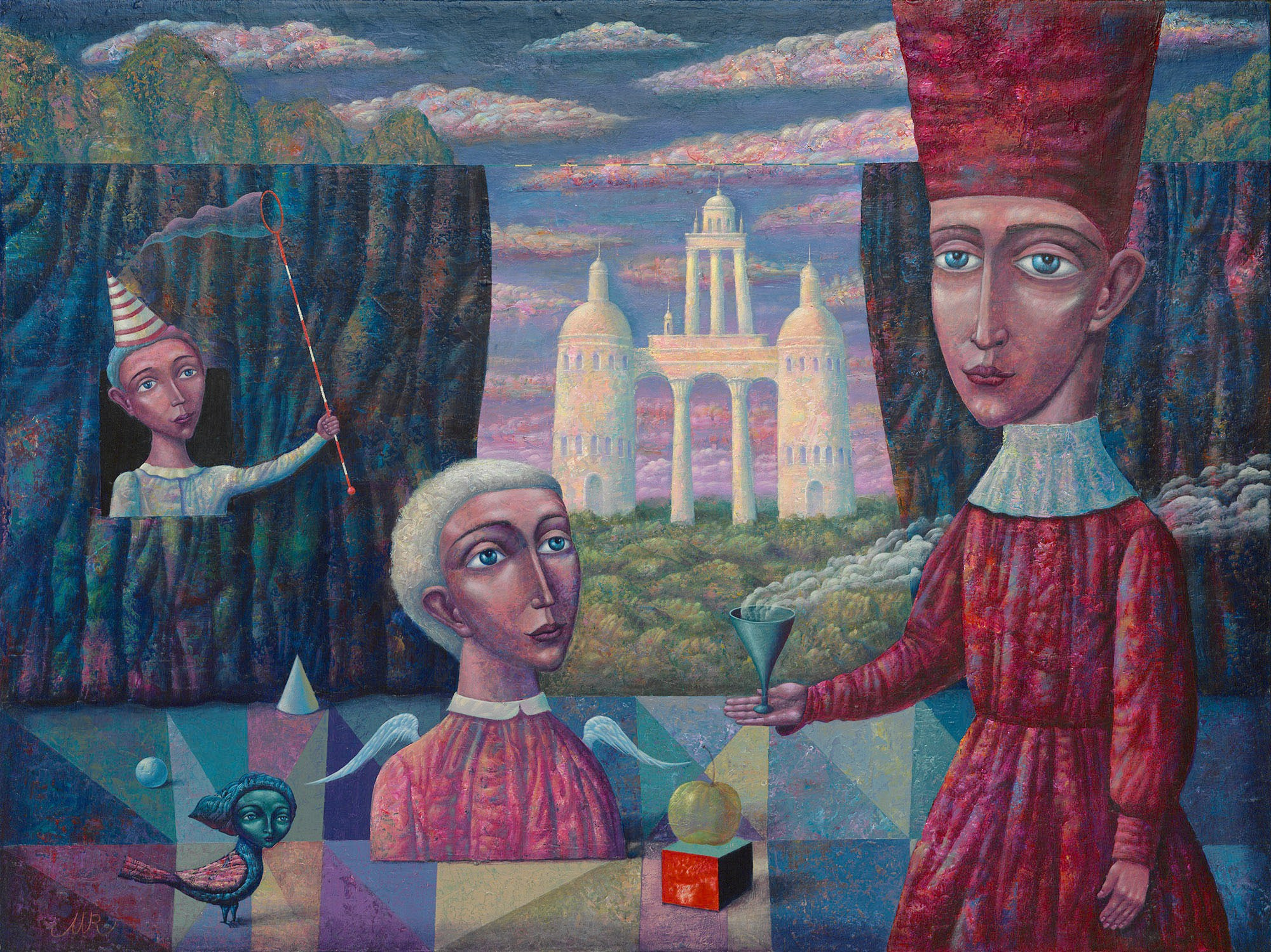 "Хозяин марионеток" Холст, масло. 80 х 100 см. 2010 г. Частная коллекция.