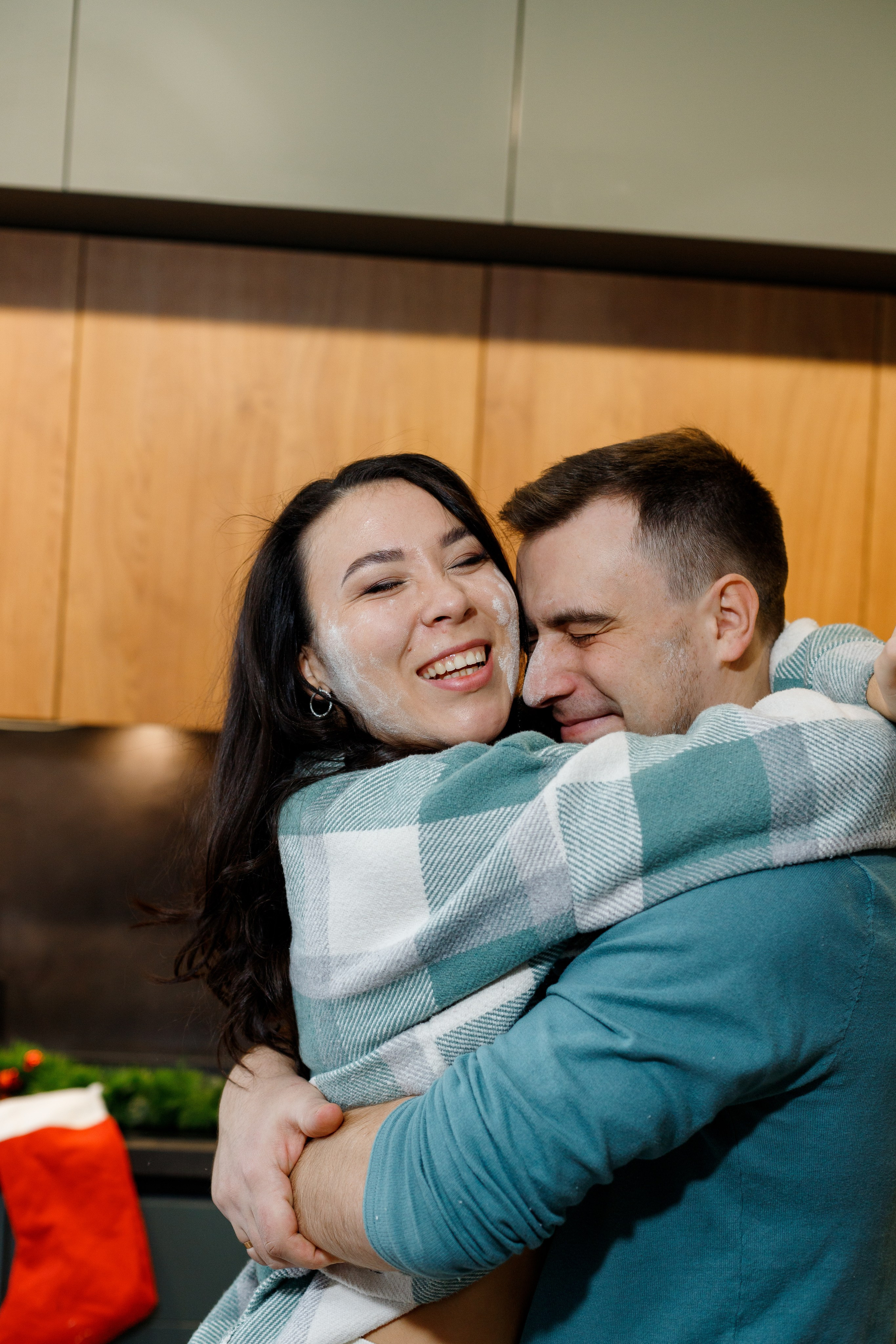 Предновогодняя домашняя фотосессия. Фотограф Александра Сыщенко