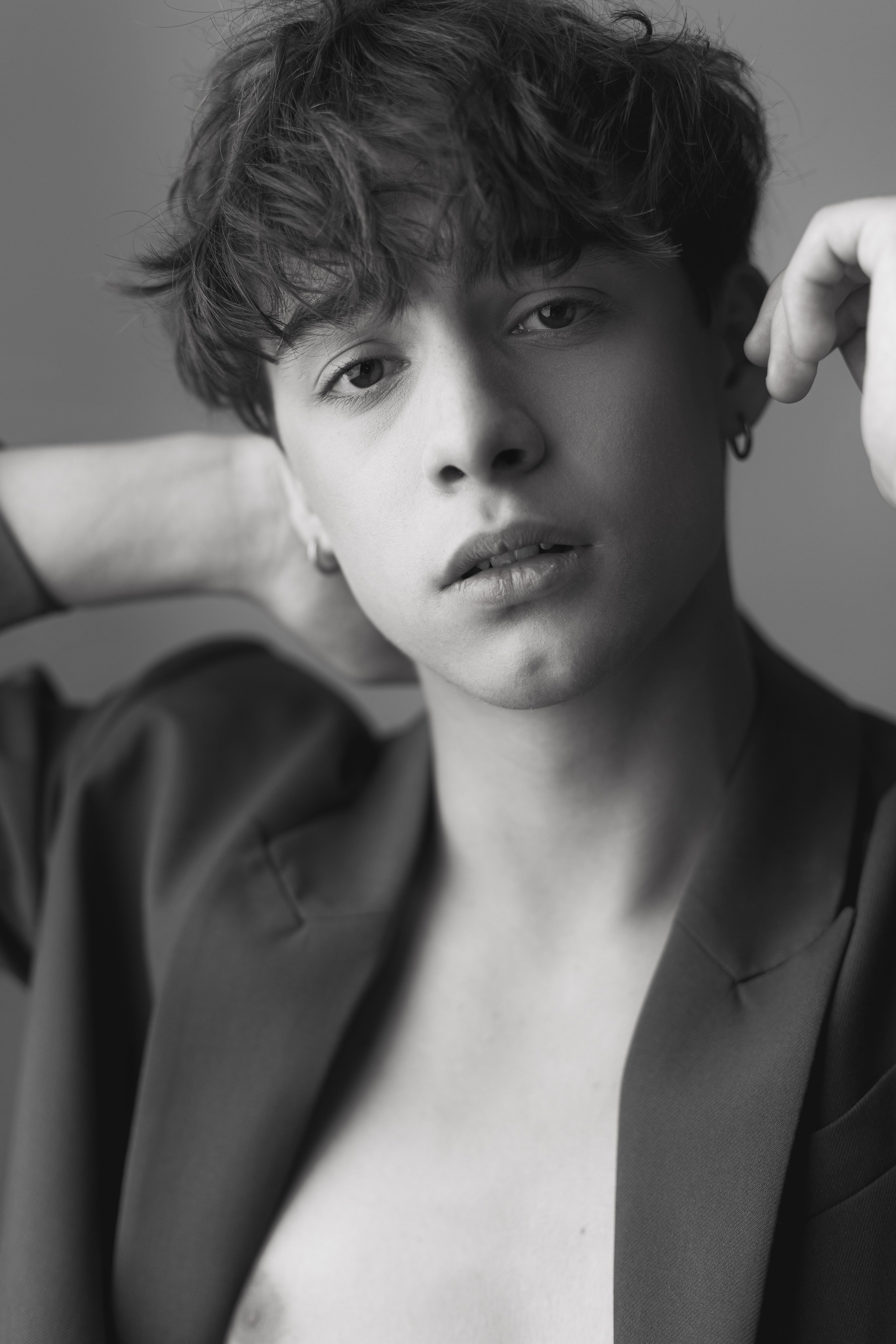 Мужской портрет ЧБ