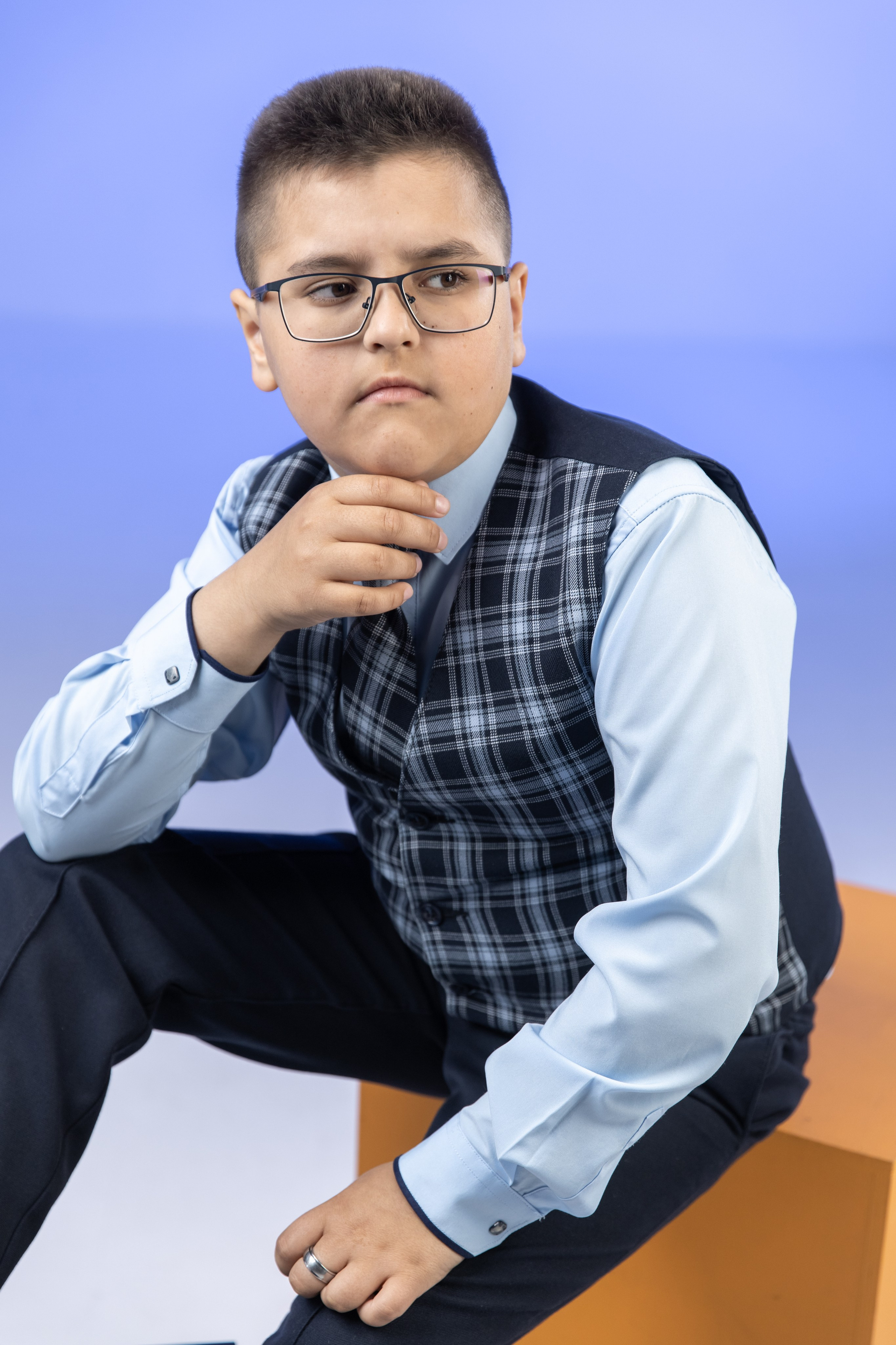 Фотосессия в студии для начальных классов. Выпускные альбомы Евгении Виноградовой г. Липецк