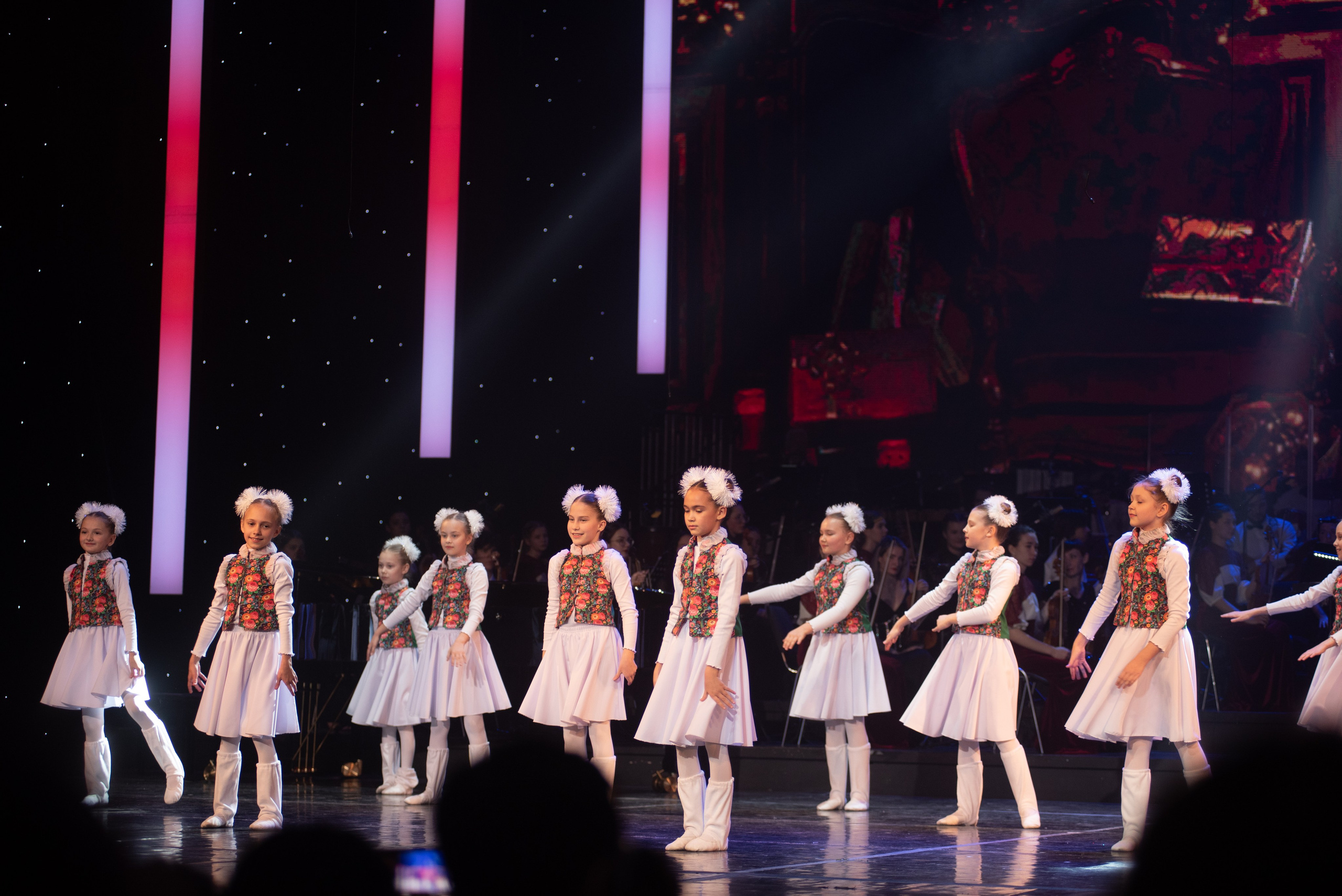 Отчетный концерт ДШИ «Гармония» «Зимняя гармония». Фотограф новорожденных, семейный детский в Тюмени Татьяна Морозова