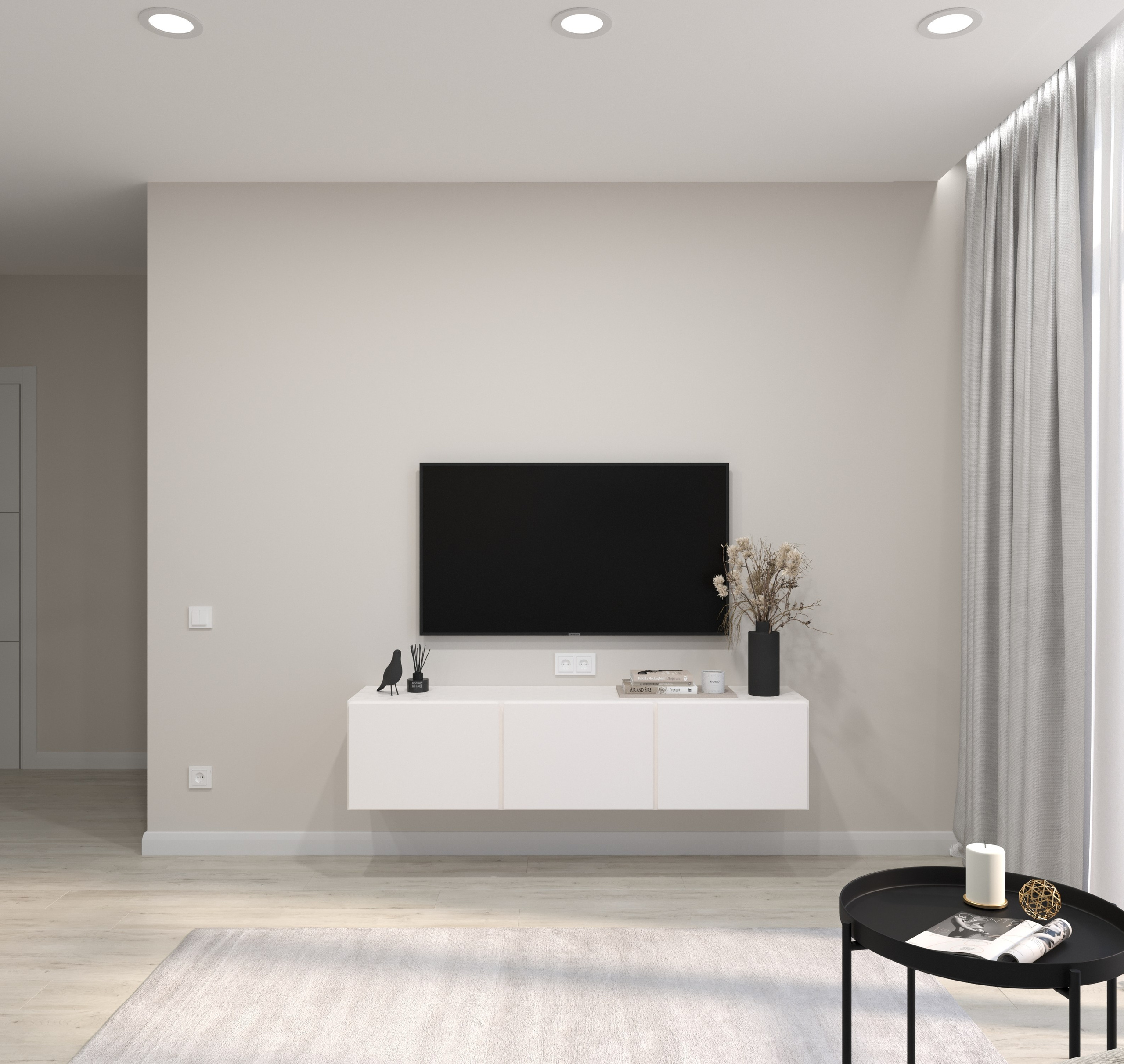 Квартира в светлых тонах г. Ижевск. Дизайн интерьера / Дизайн-проект / Лебедь Юлия