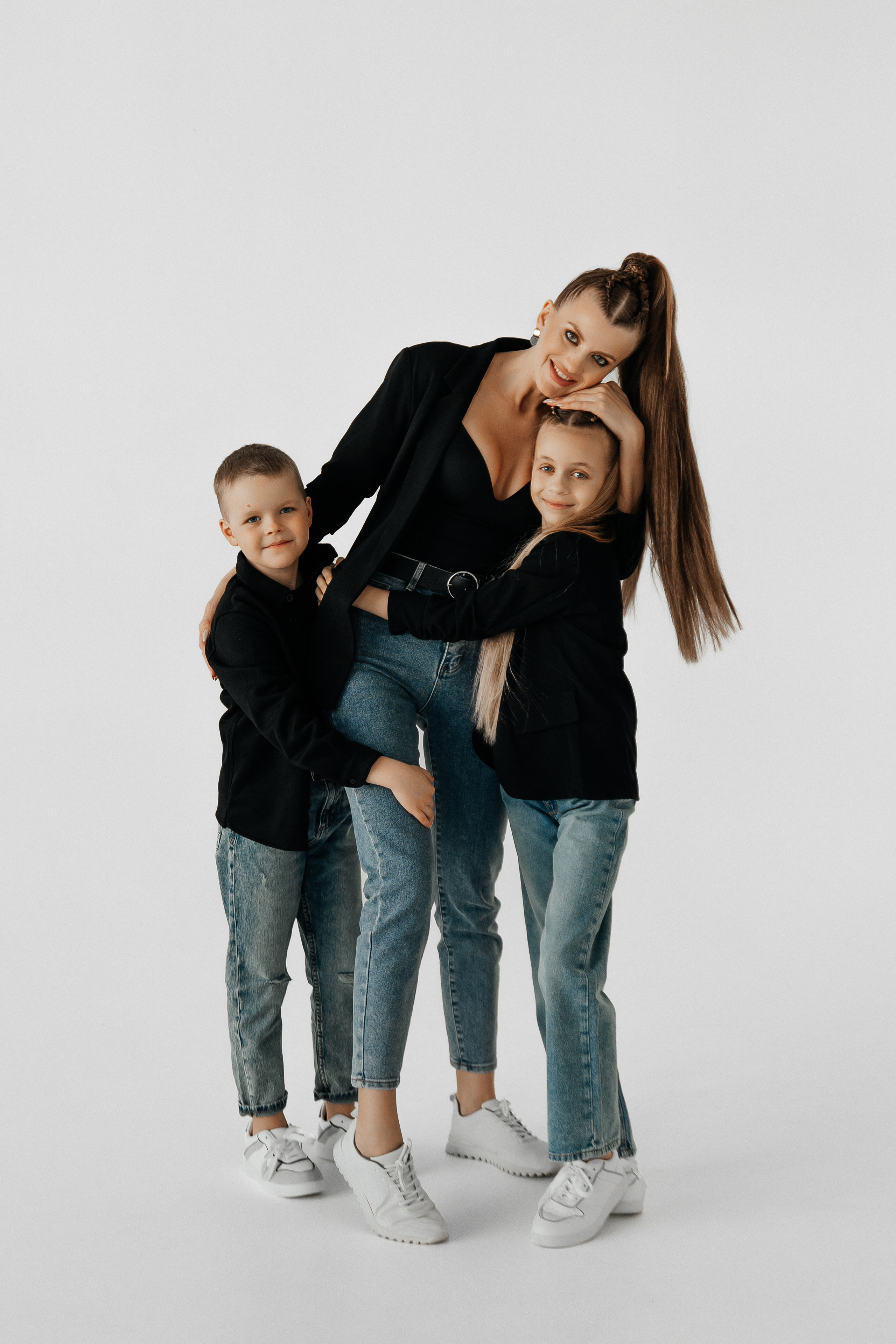 Семейная съемка Vogue. Фотограф женского портрета, беременности и материнства Харькова Елена