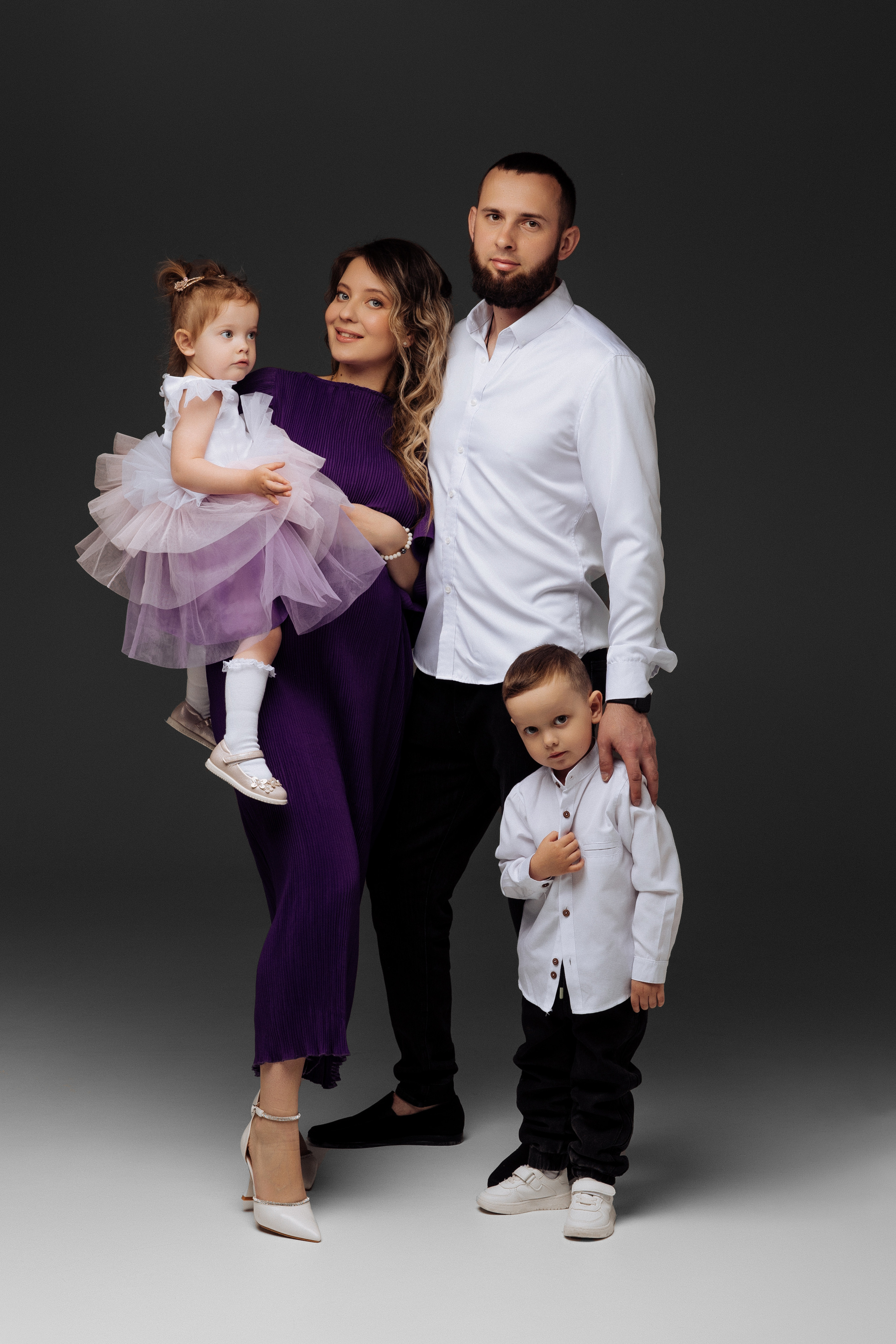 Семейная съемка Vogue. Фотограф женского портрета, беременности и материнства Харькова Елена