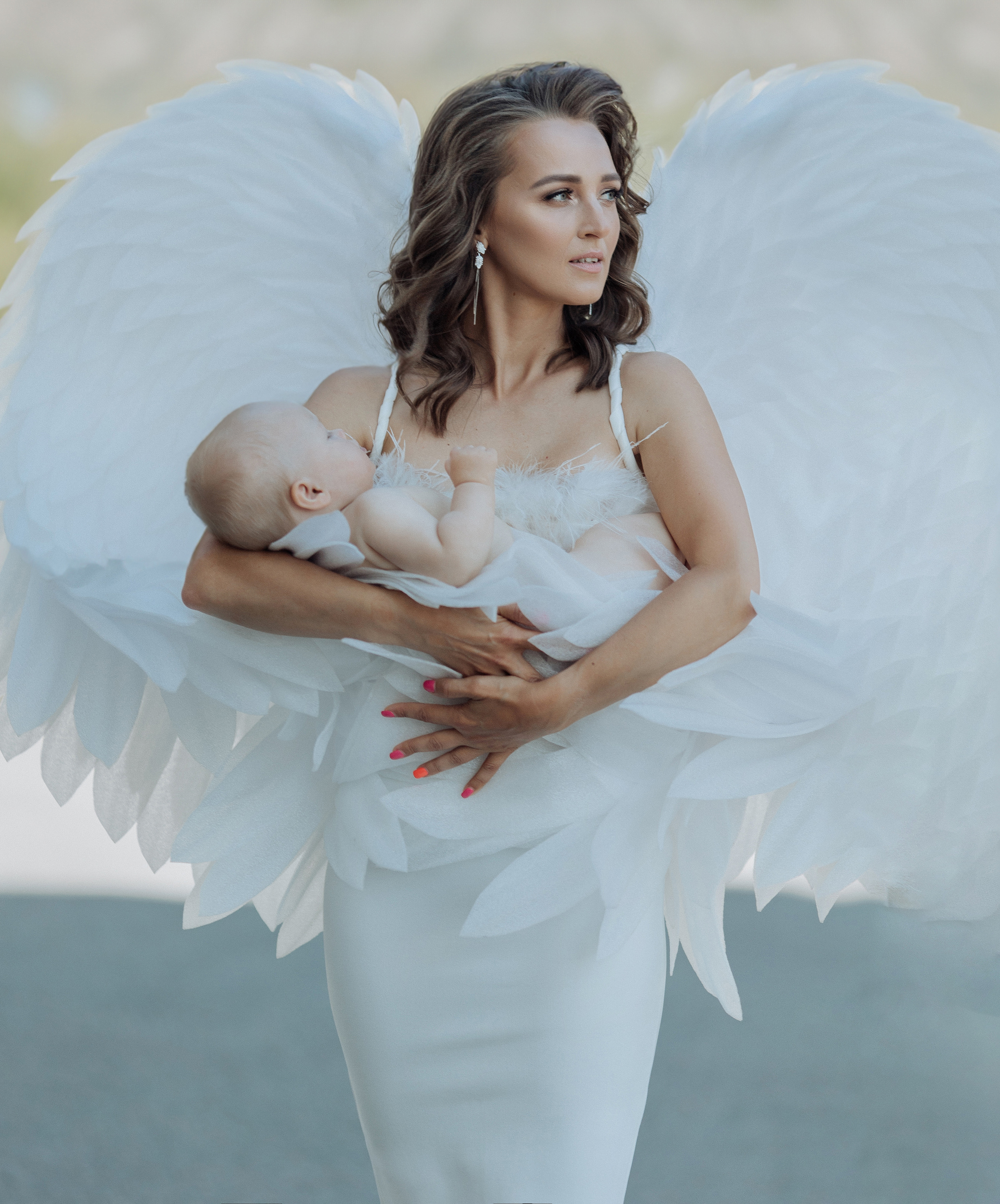 Ольга, ангелы. Фотограф женского портрета, беременности и материнства Харькова Елена