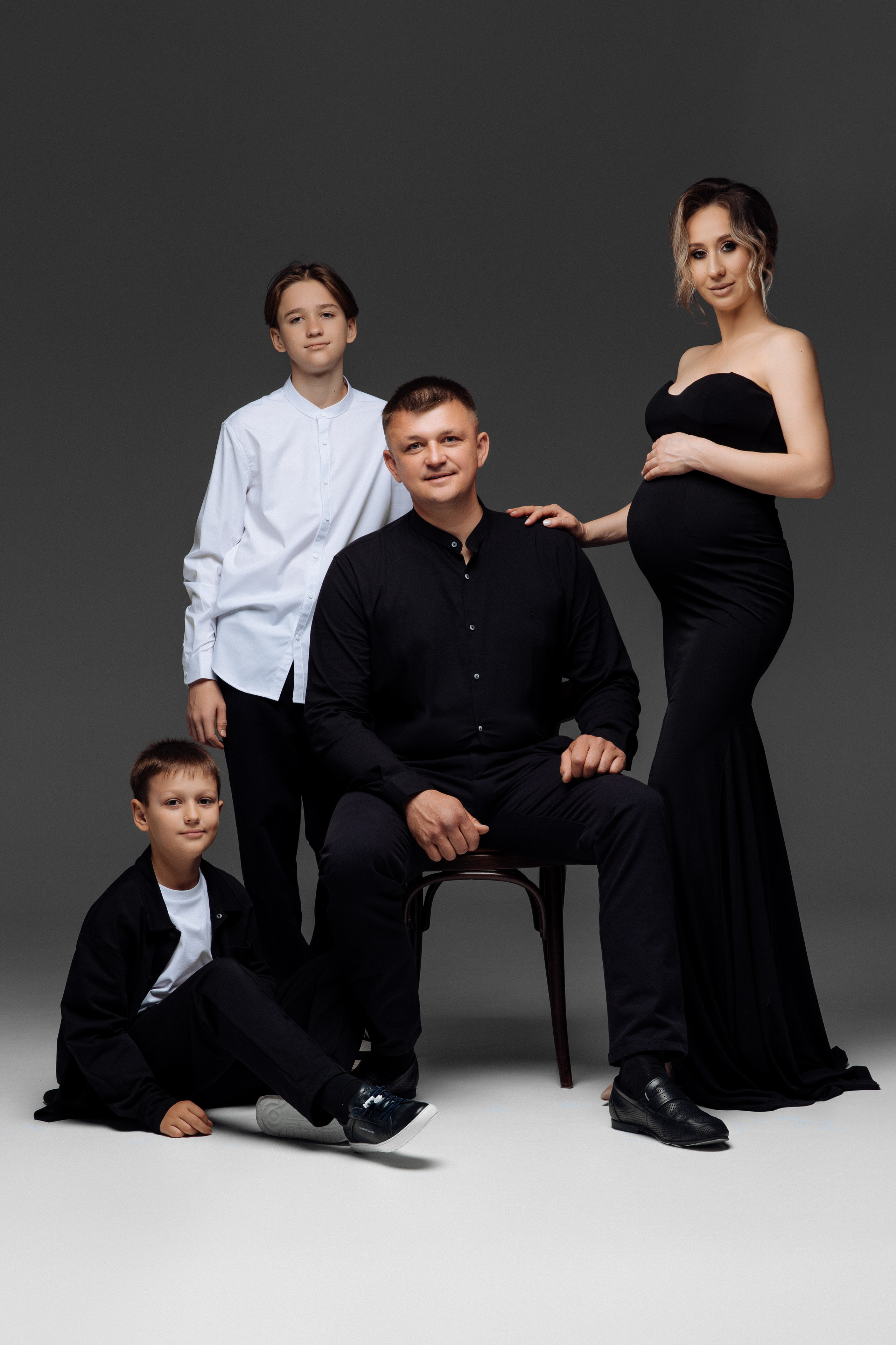 Семейная съемка Vogue. Фотограф женского портрета, беременности и материнства Харькова Елена