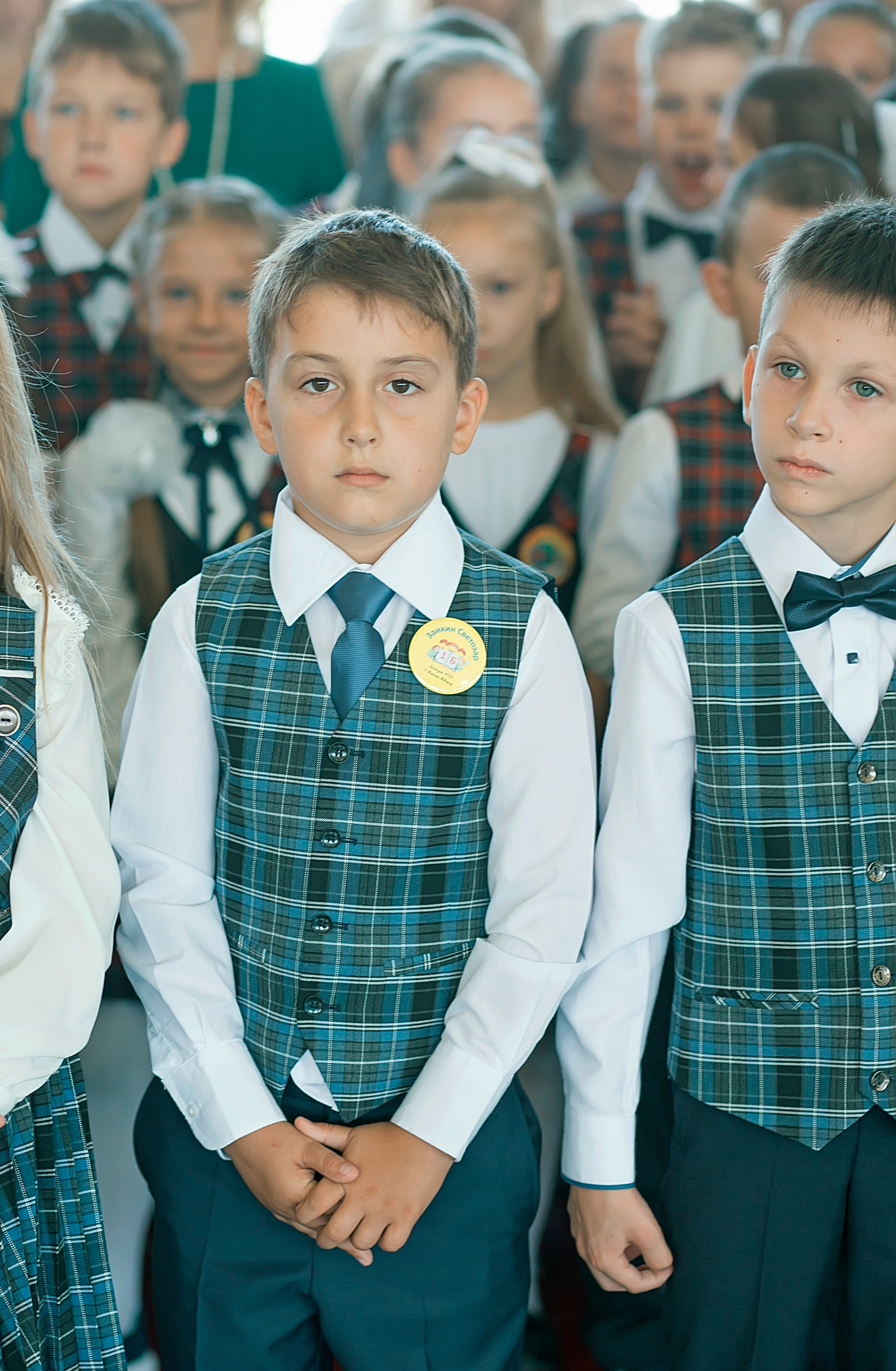 Первый класс линейка, в классе, портреты. Семейный и детский фотограф в Нижнем Новгороде