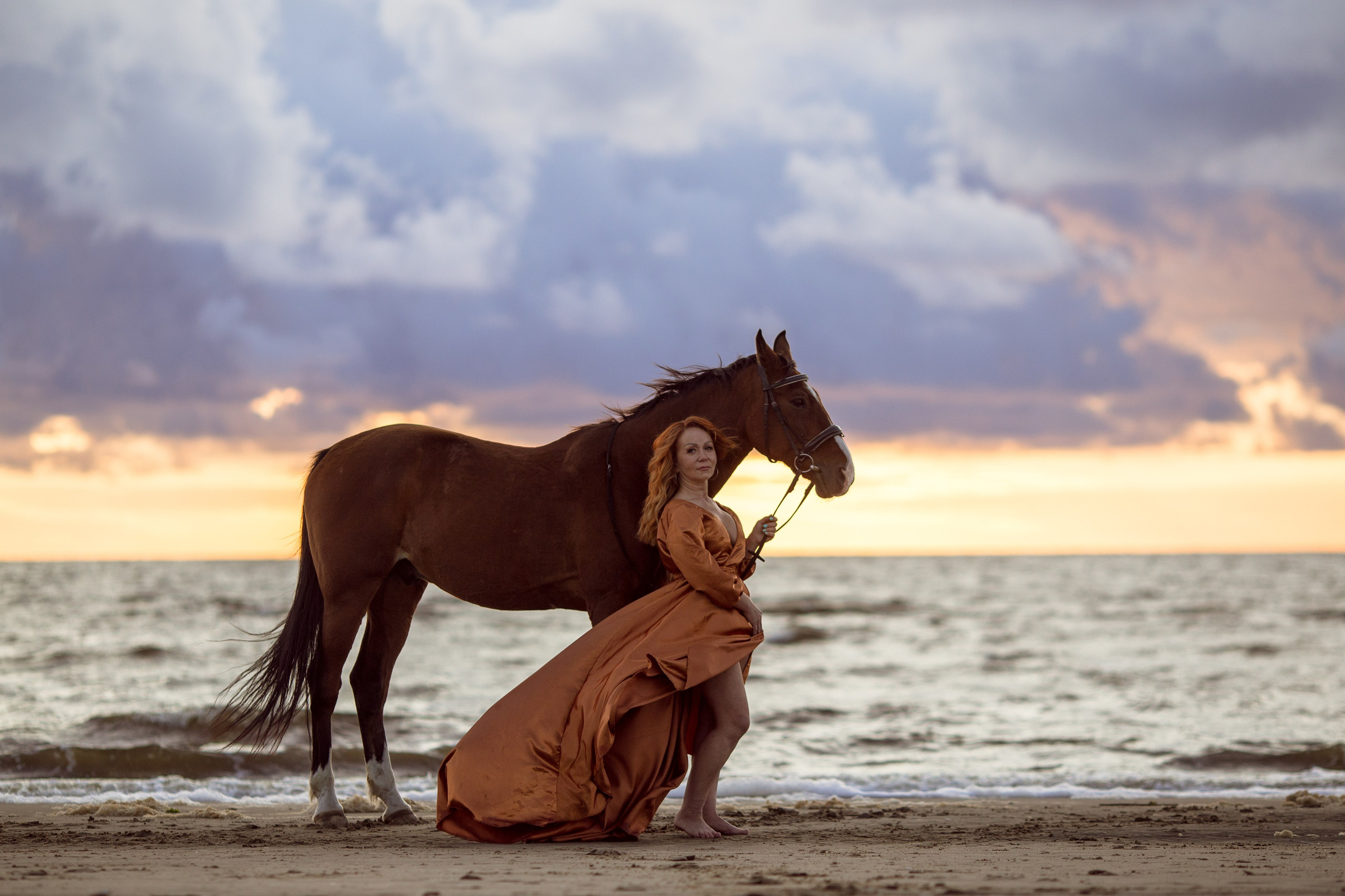 Фотосессия на берегу Белого моря