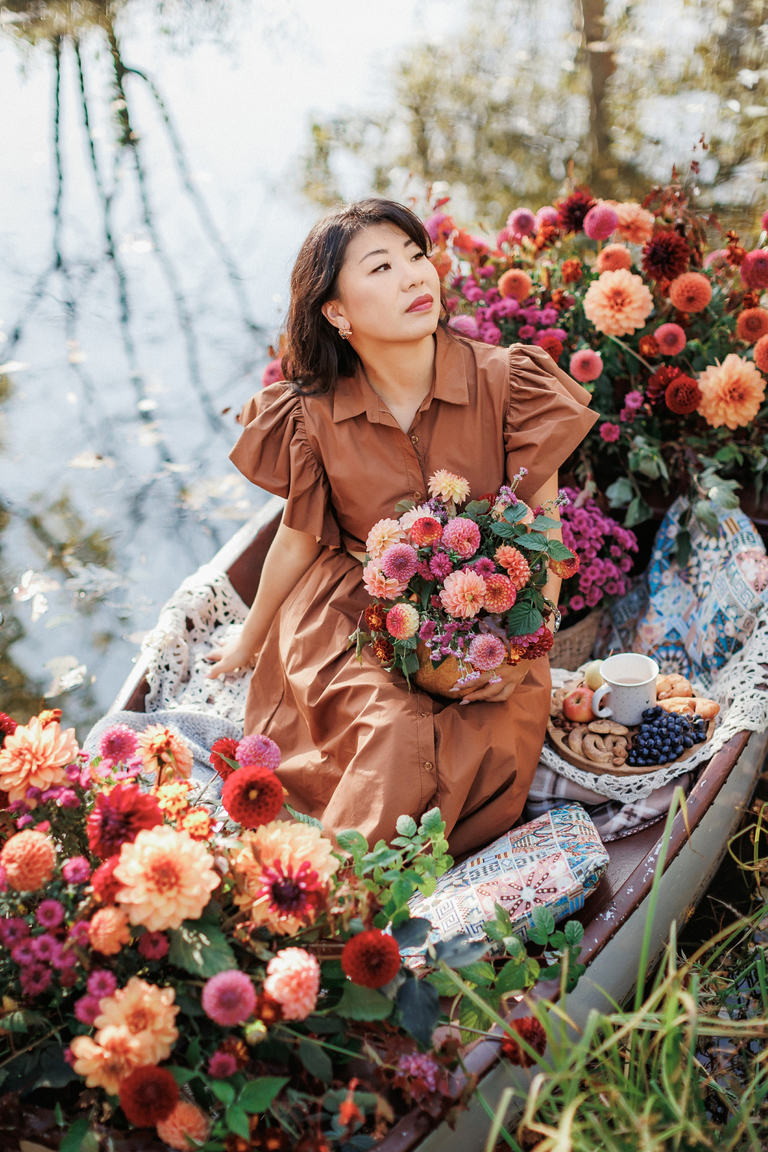 Фотопроект «Лодка в цветах». Свадебный, семейный и детский фотограф в городе Партизанск, Находка