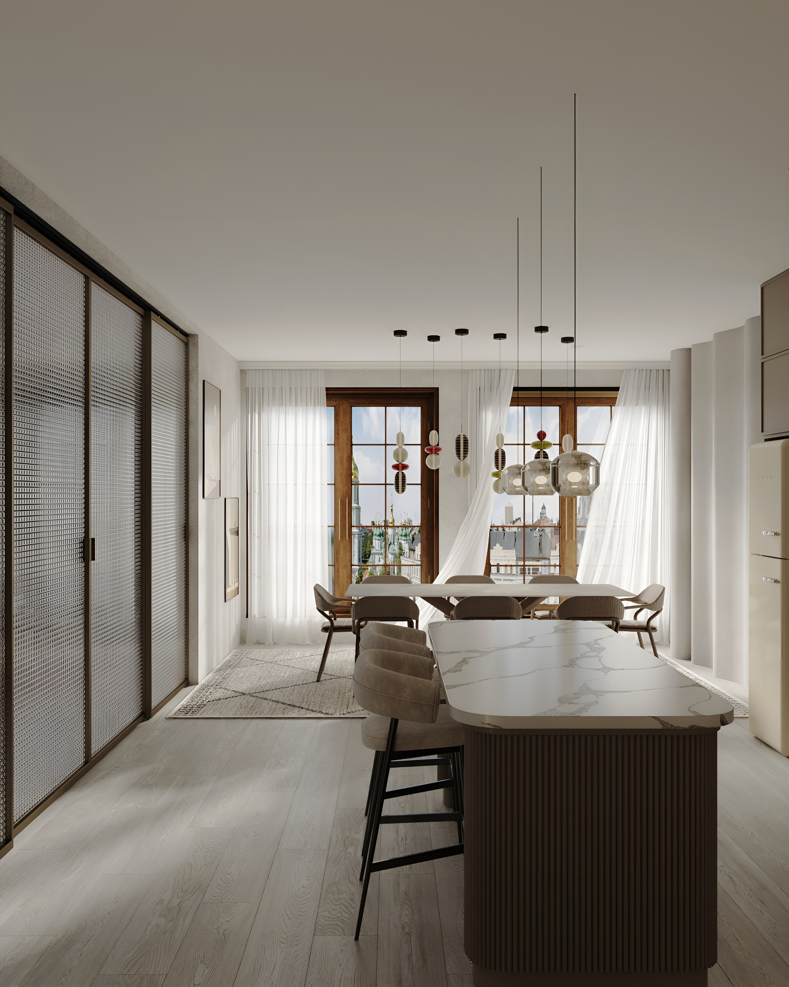 Квартира ЖК Возрождение. 3D Визуализация интерьеров жилых и коммерческих помещений