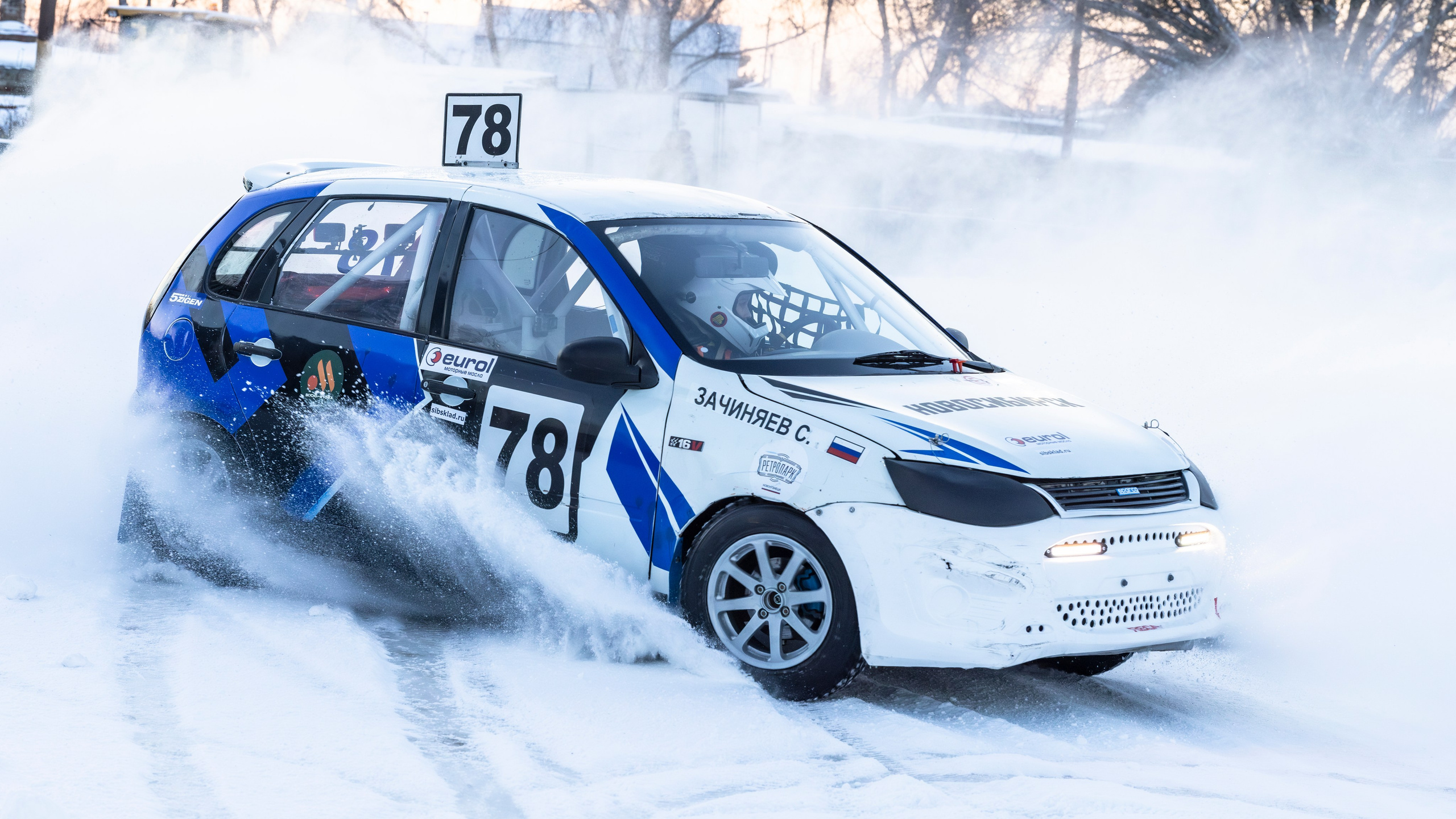 Автогонки «Трек 400» на льду. Bertran Ordo