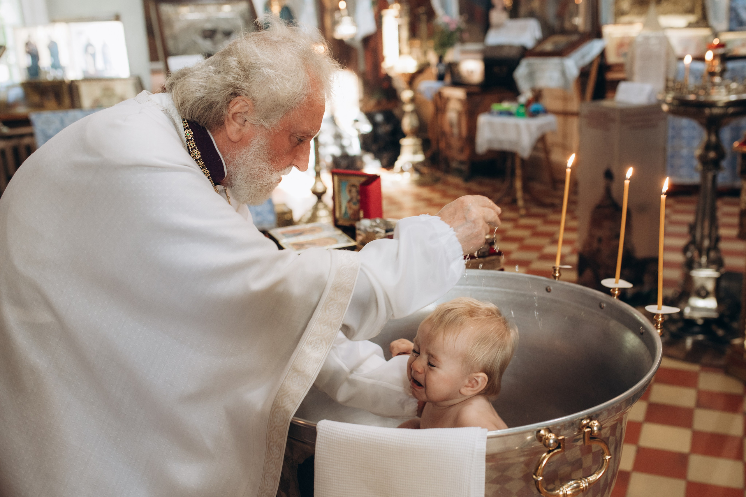 Крещение Христина. Семейный и домашний фотограф в Москве и МО Королева Валерия