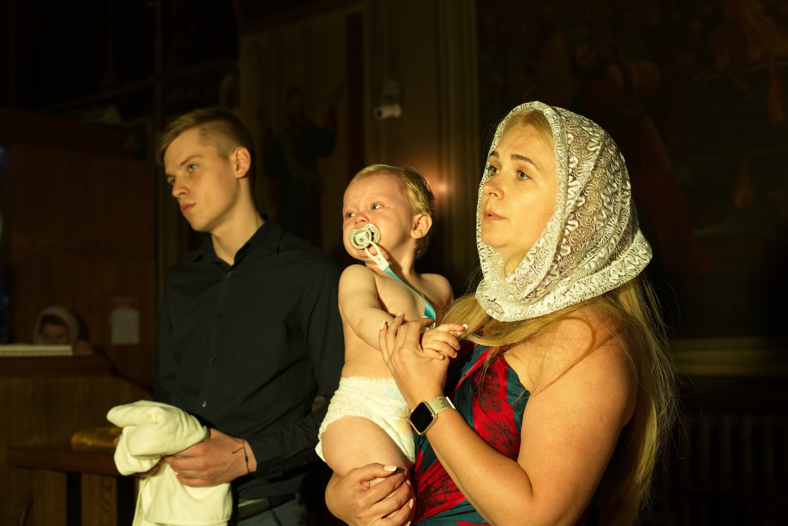 Крестины в Мячково. Семейный и детский фотограф Антон Зорин