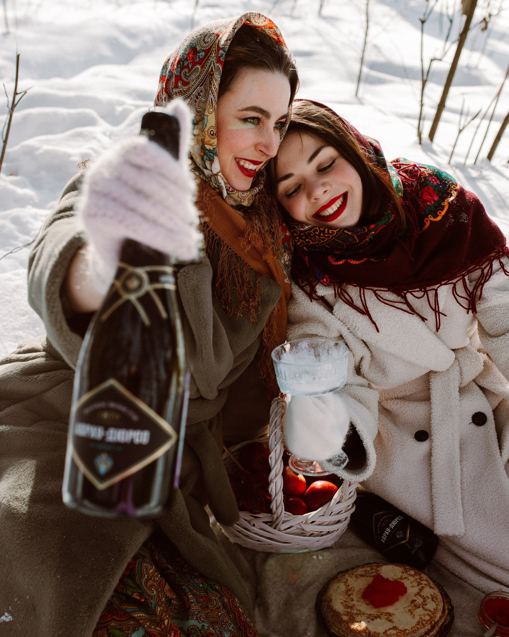 Сёстры. Масленица. Анастасия Турсунова арт-фотограф в Москве