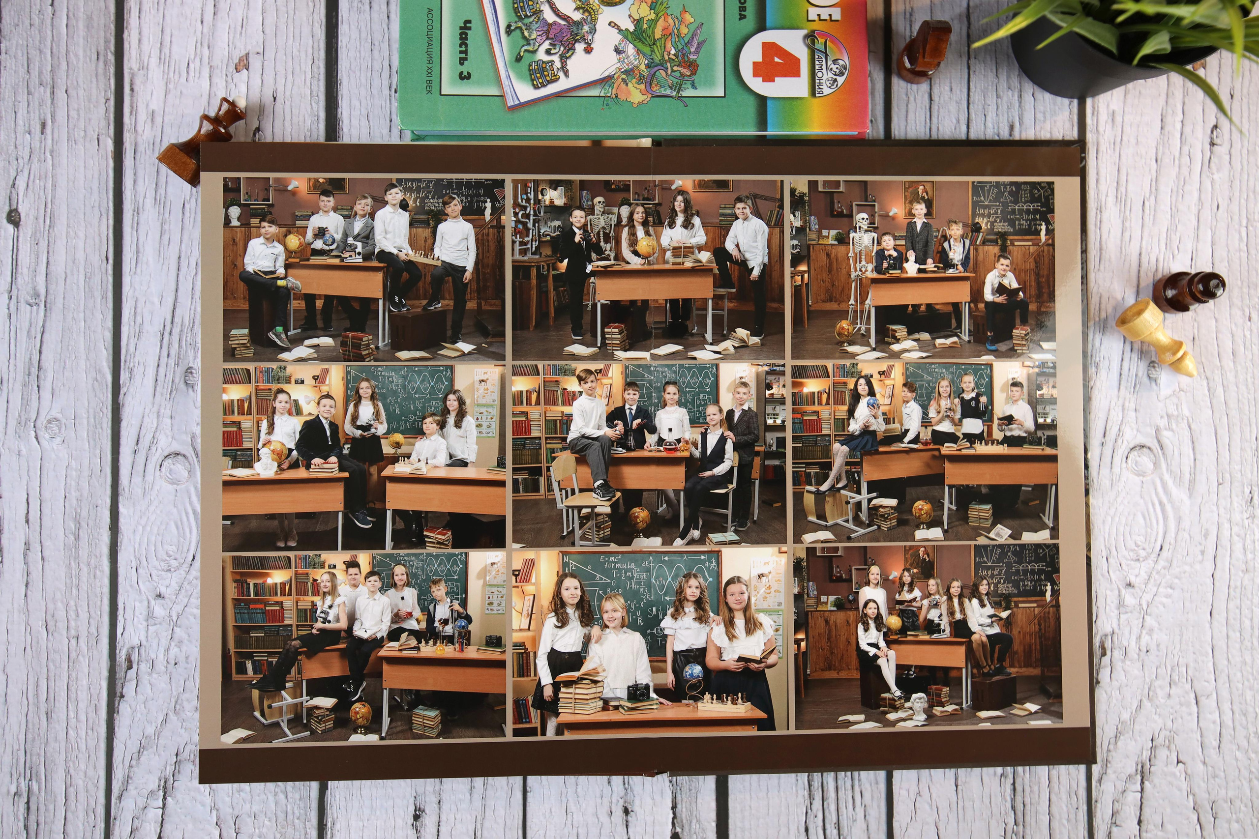 Небольшой бюджетный фотоальбом для выпускника начальной школы. Выпускной альбом Новосибирск