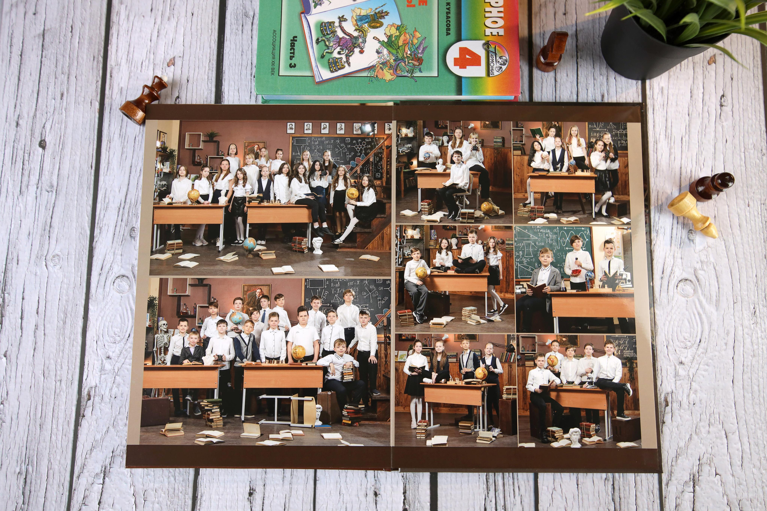 Небольшой бюджетный фотоальбом для выпускника начальной школы. Выпускной альбом Новосибирск