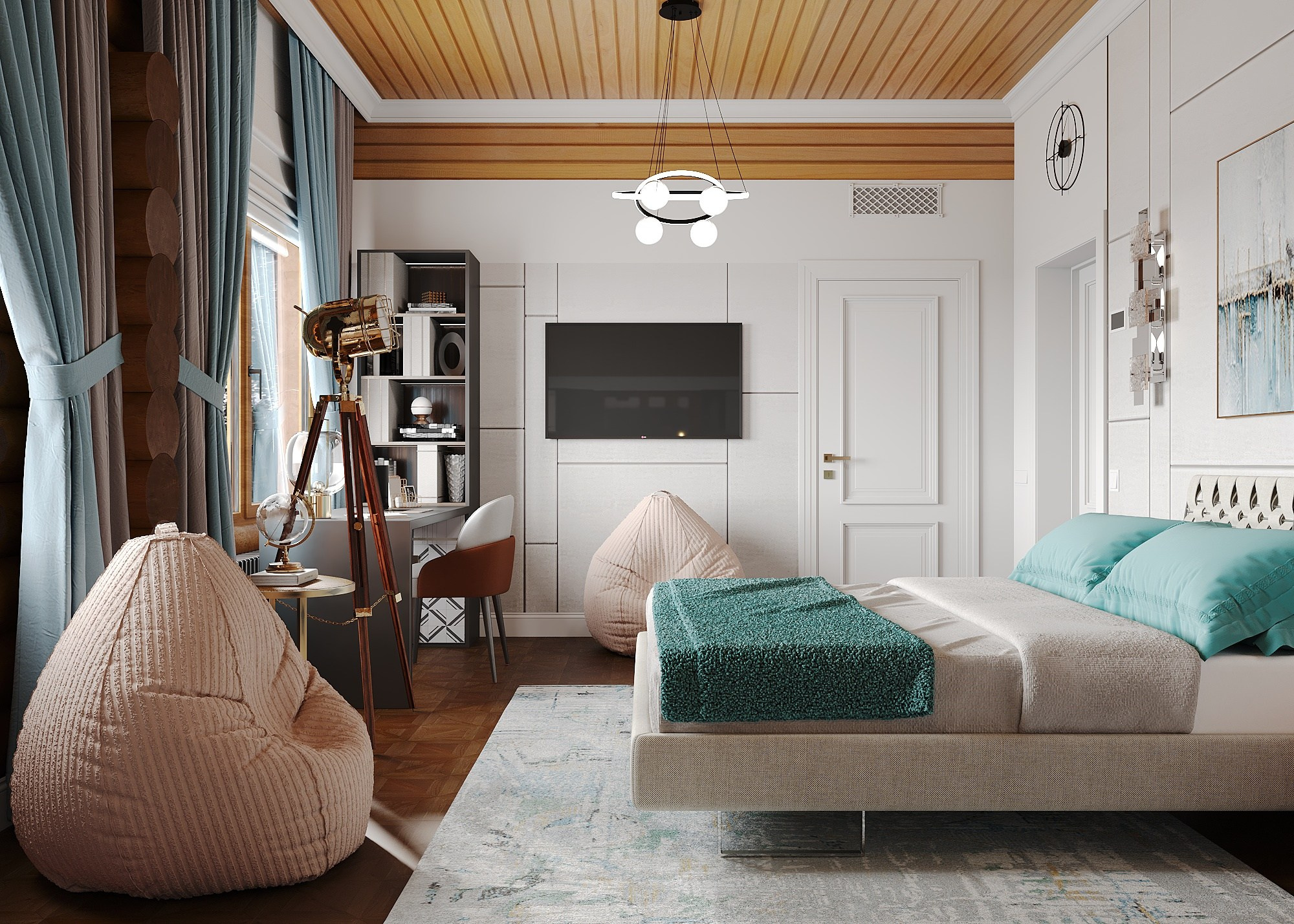 ДОМ В НИКОЛИНО 500 КВ.М. 3 ЭТАЖ. Irina Balykina — Interior 3D Visualisation