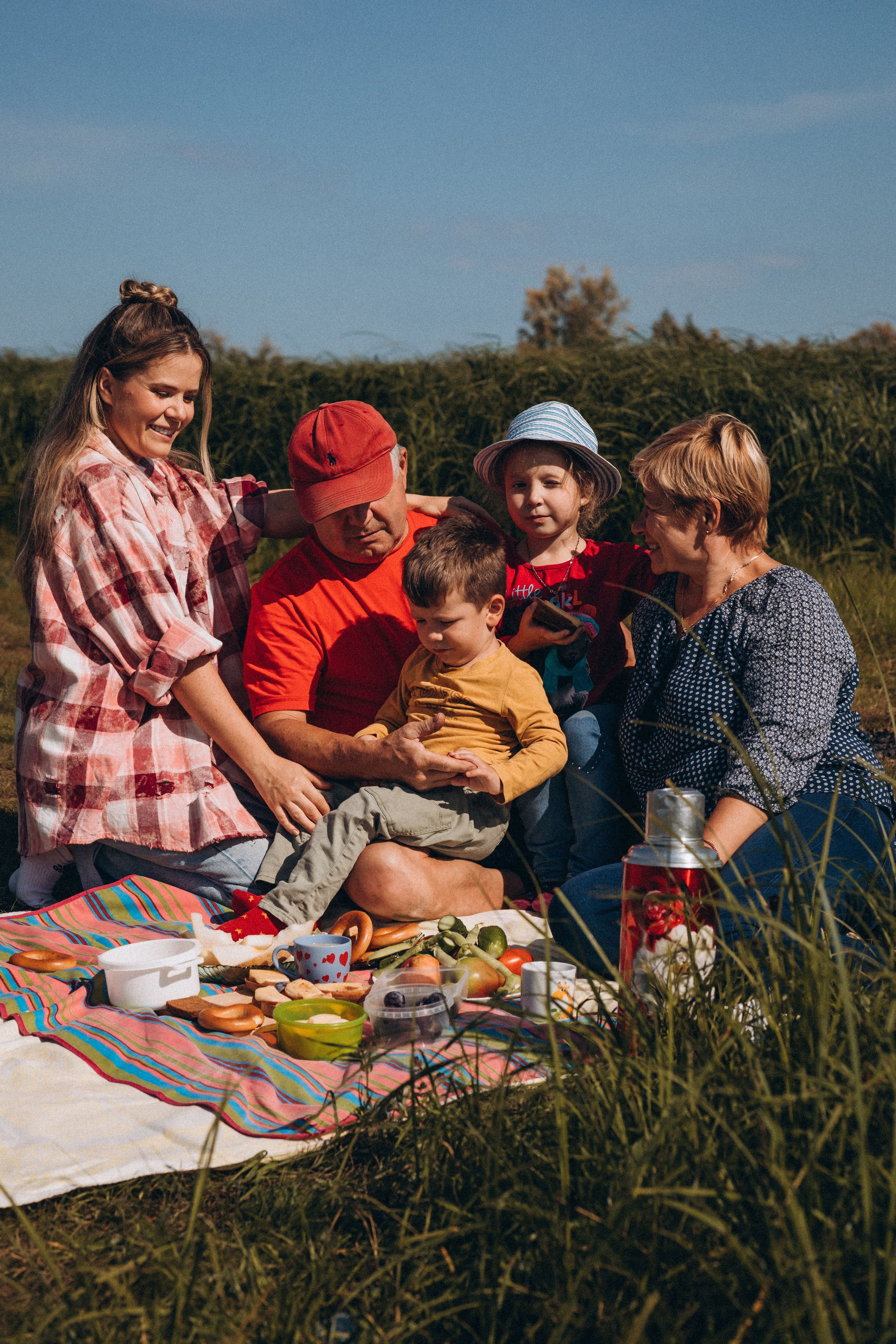 Семейный пикник. Семейный фотограф Нижневартовск Тюмень Ефимова Ирина