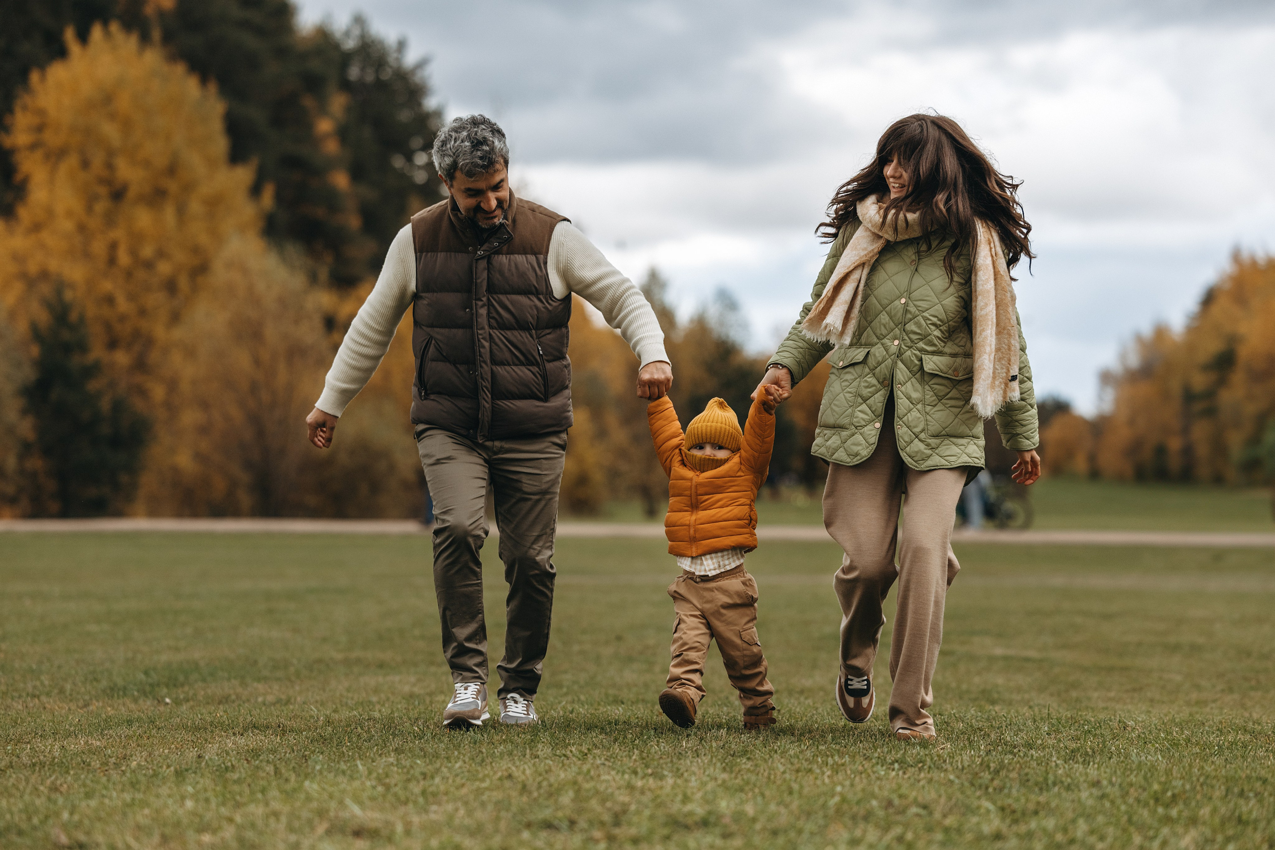 Осенняя семейная съемка. Фотограф Анималист в Москве Анастасия Жучкова
