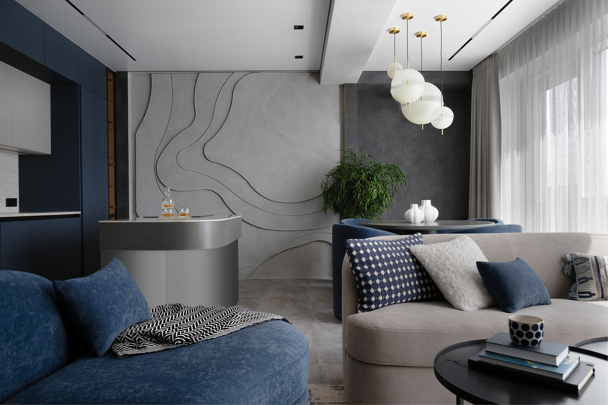 Проект Сердце Моря (дизайнер Полякова Кристина). Интерьерный фотограф в Сочи Элина Габриелян