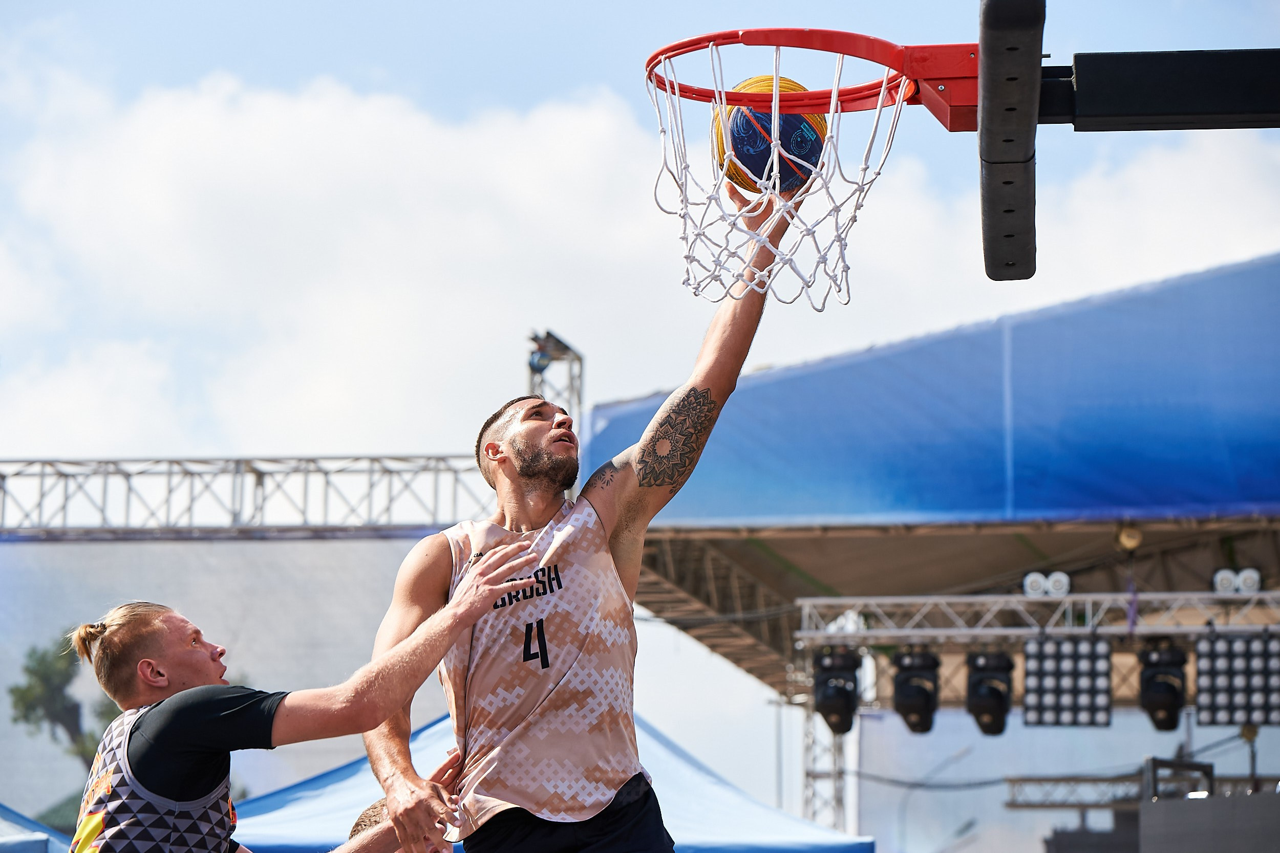 Репортажная спортивная съемка баскетбола в Ростове-на-Дону