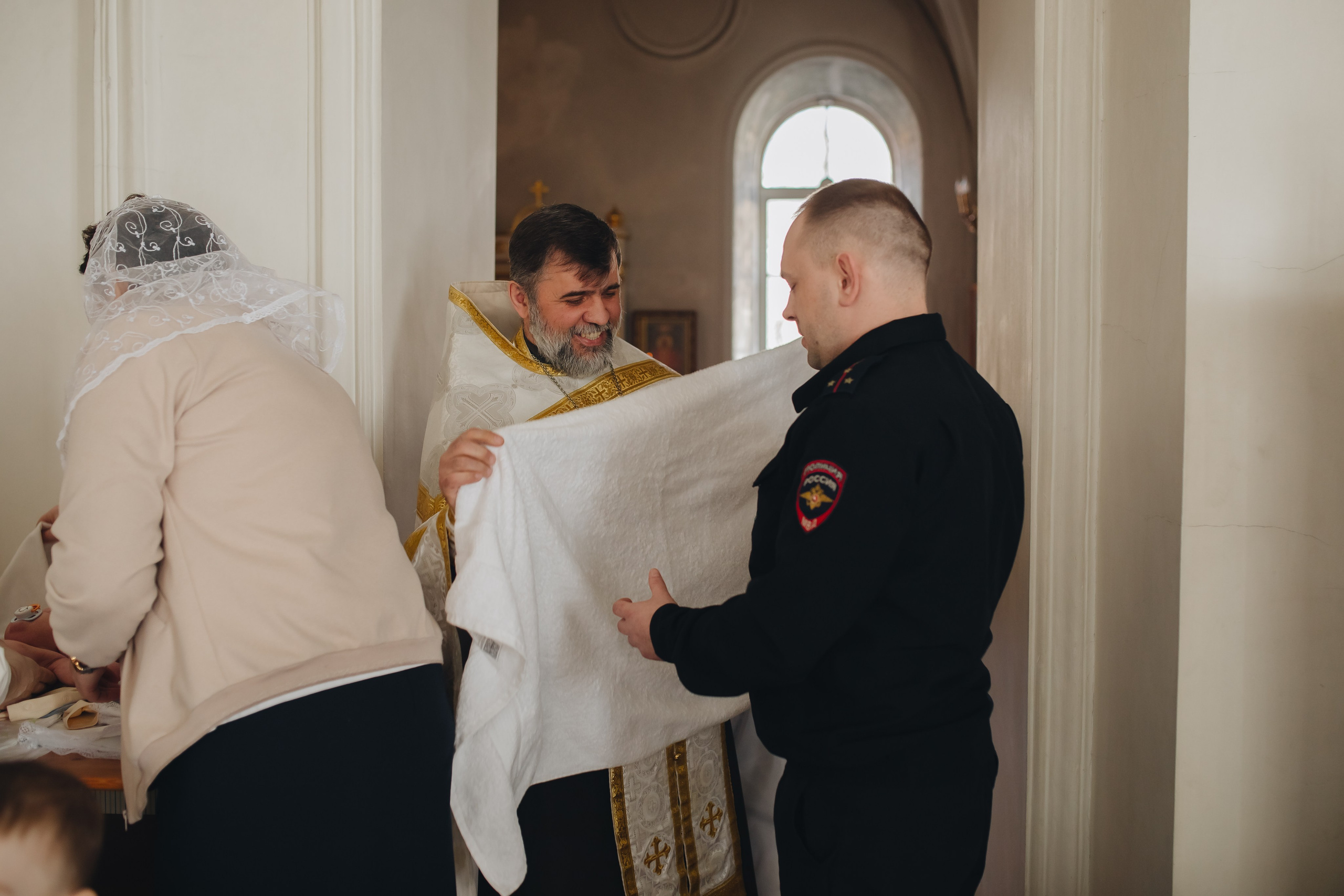 Крещение в светлом Храме. Семейный и детский фотограф в Москве Дорогова Екатерина