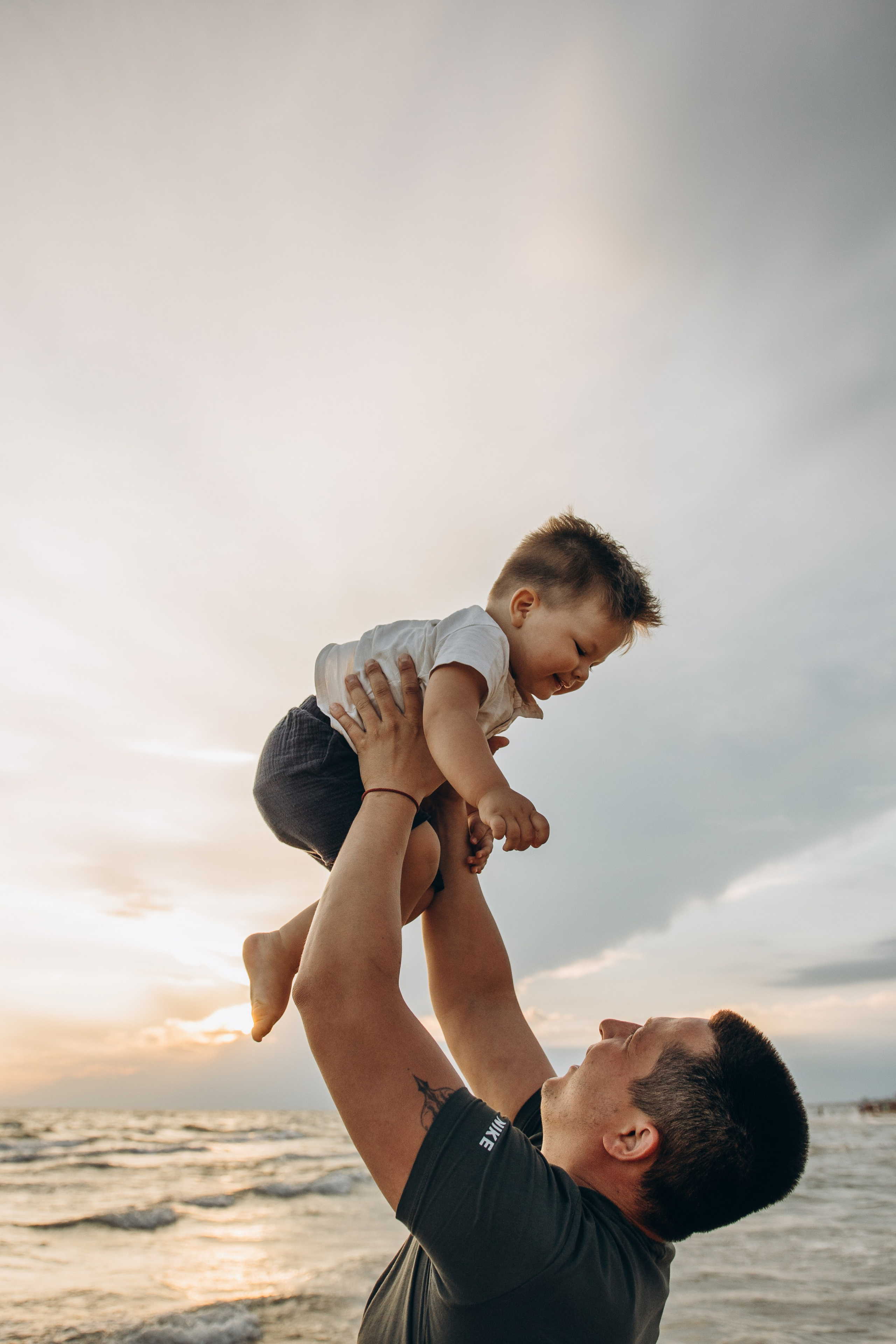Михаил, Алена и Кирюша — встреча заката с любимыми. Семейный фотограф Новороссийск, Анапа, Геленджик — Юлия Давыдова