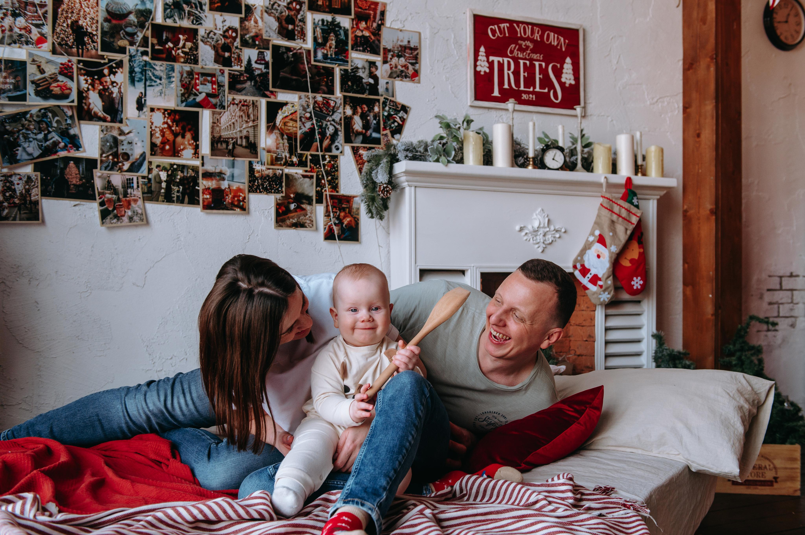 Семейный Новый год. Lifestyle фотограф