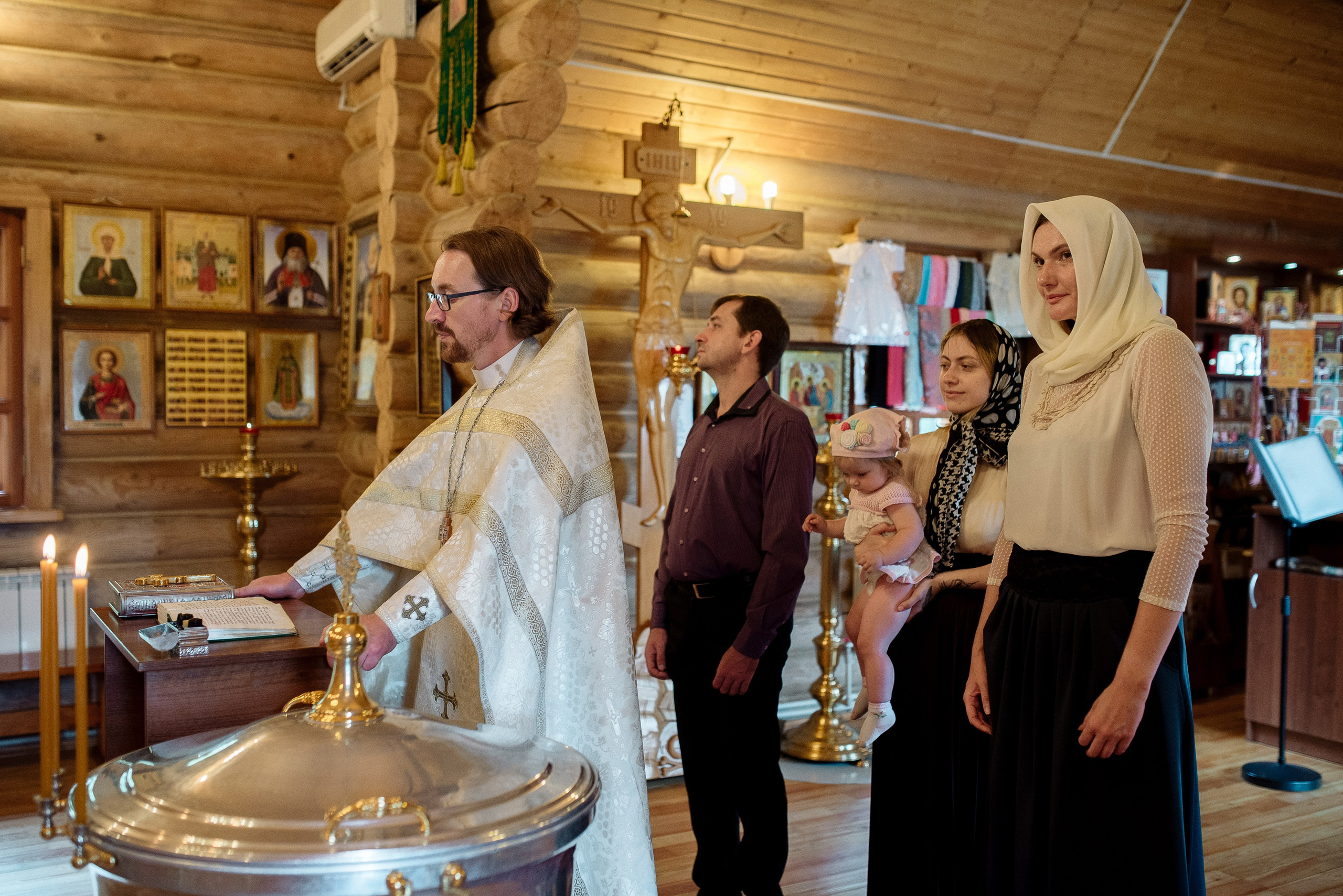 Крещение Глашеньки. Фотограф Мария Стрелкова