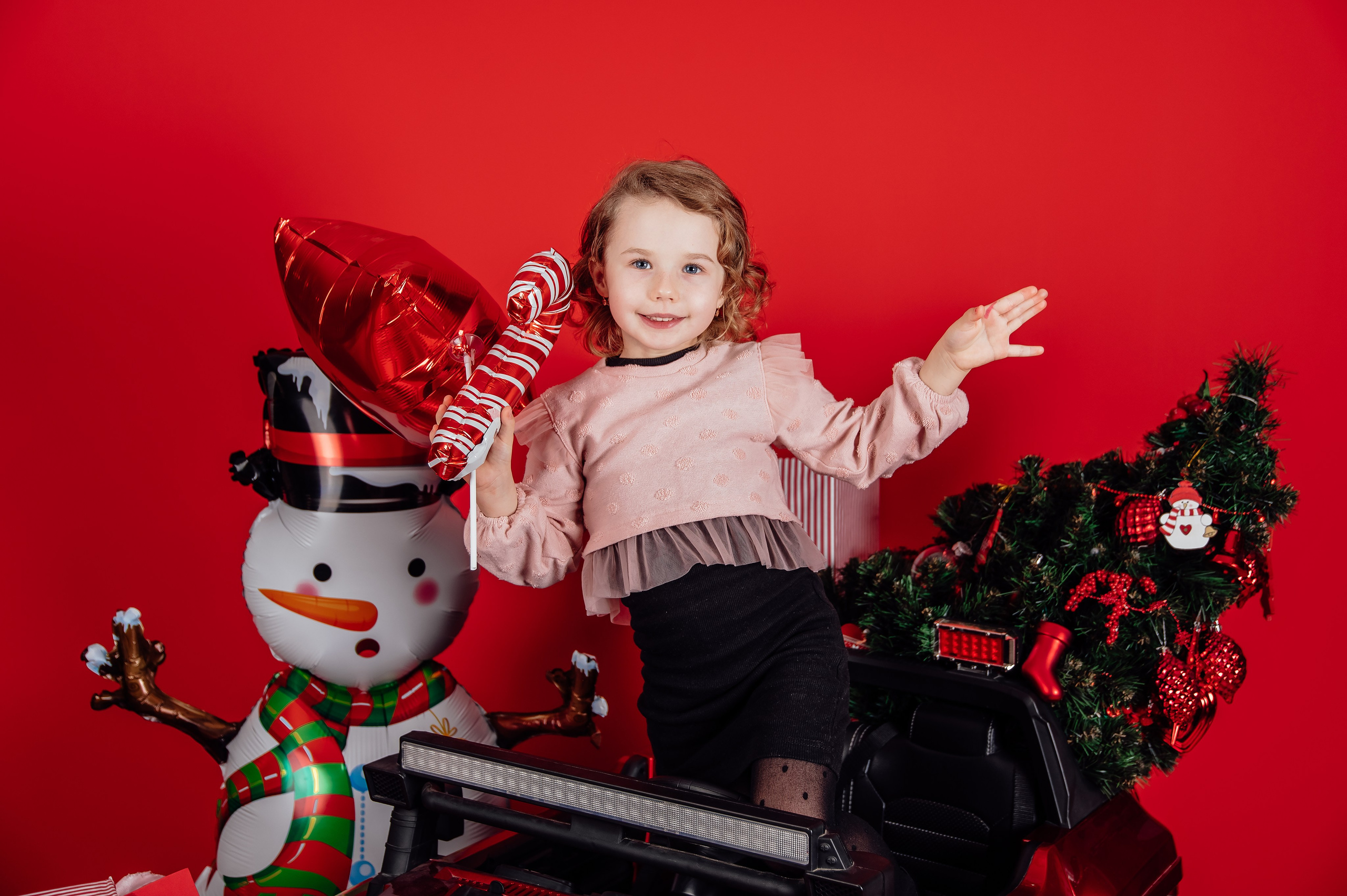 КРАСНЫЙ НОВЫЙ ГОД. Детский и семейный фотограф Катерина Мишина