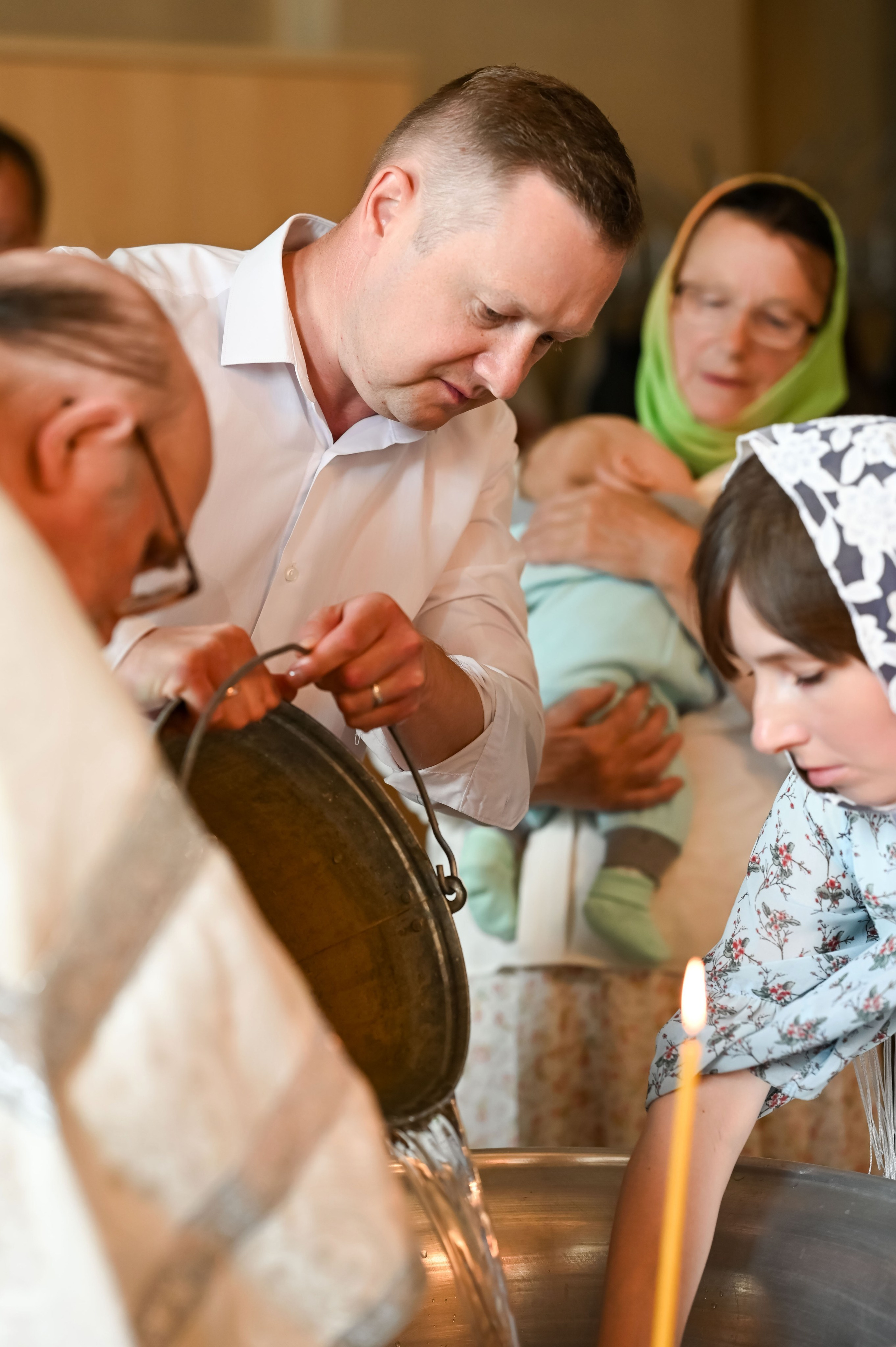 Крещение Владимира. Семейный фотограф в г. Воскресенск Наталия Молева