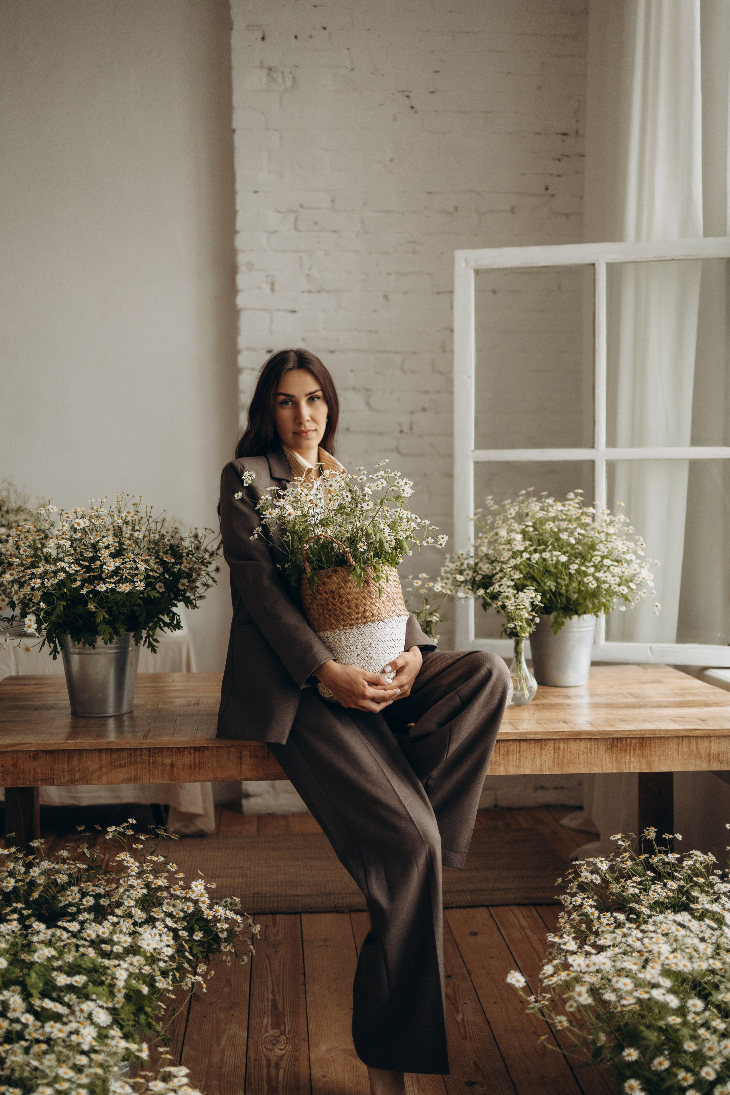 Вика ромашки. Самый теплый фотограф в Краснодаре Рябоконь Ксения