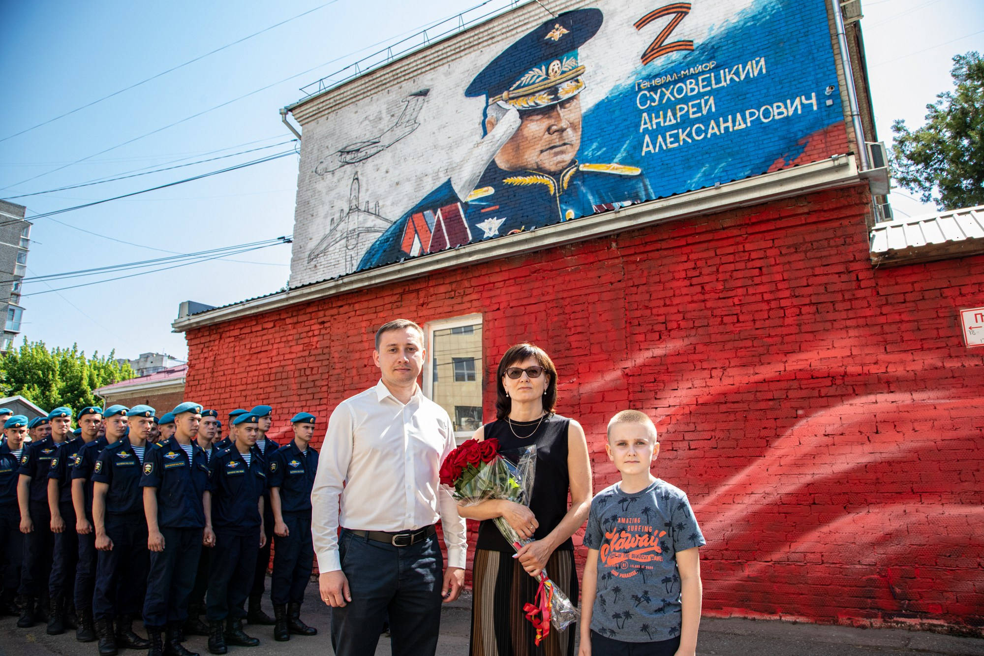 Открытие муралов памяти Героев СВО. Репортажный, промышленный и маркетплейс-фотограф Дмитрий Чернат