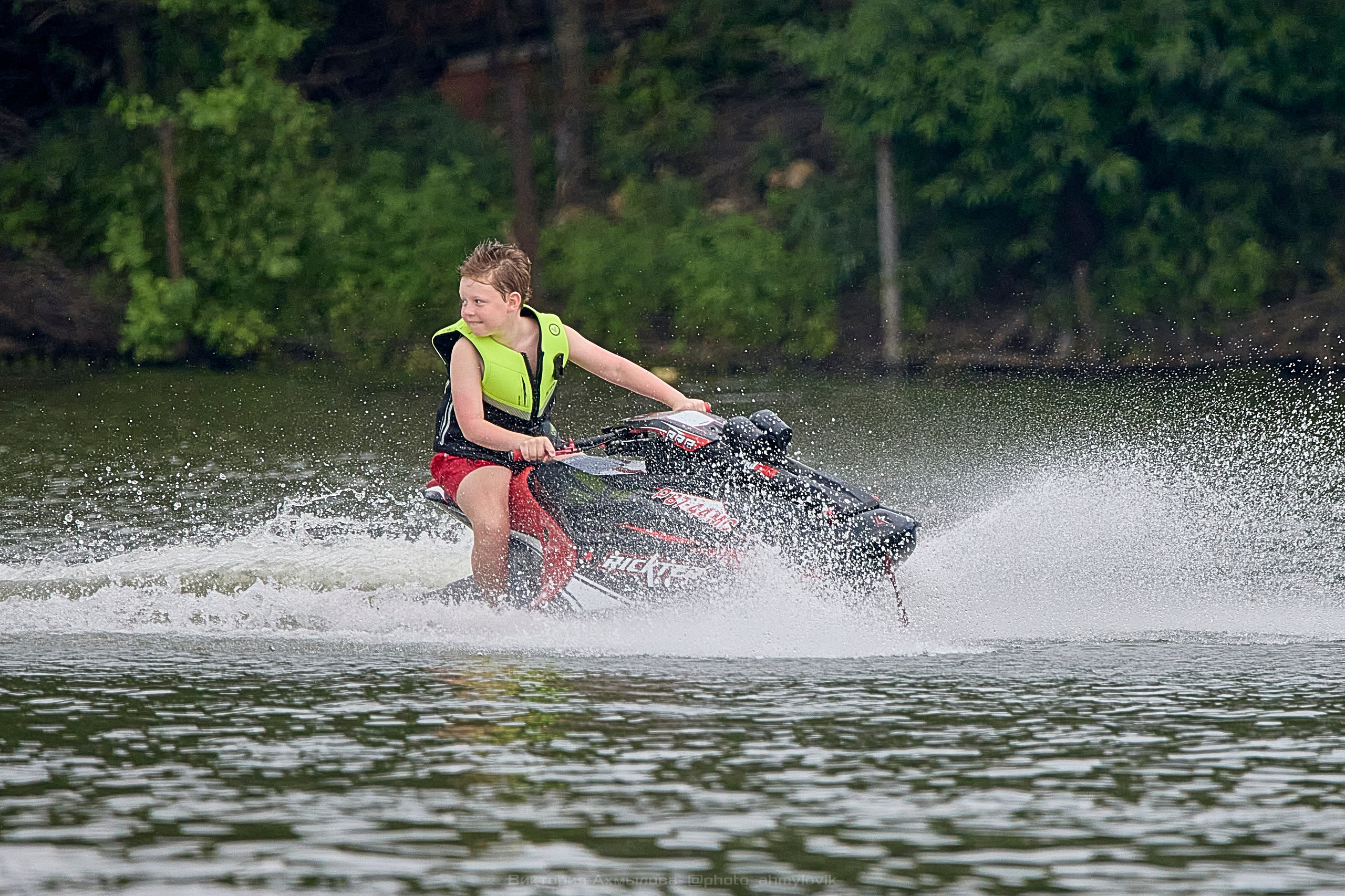 Аквабайки на Северке. Виктория Ахмылова. Фотограф в Москве