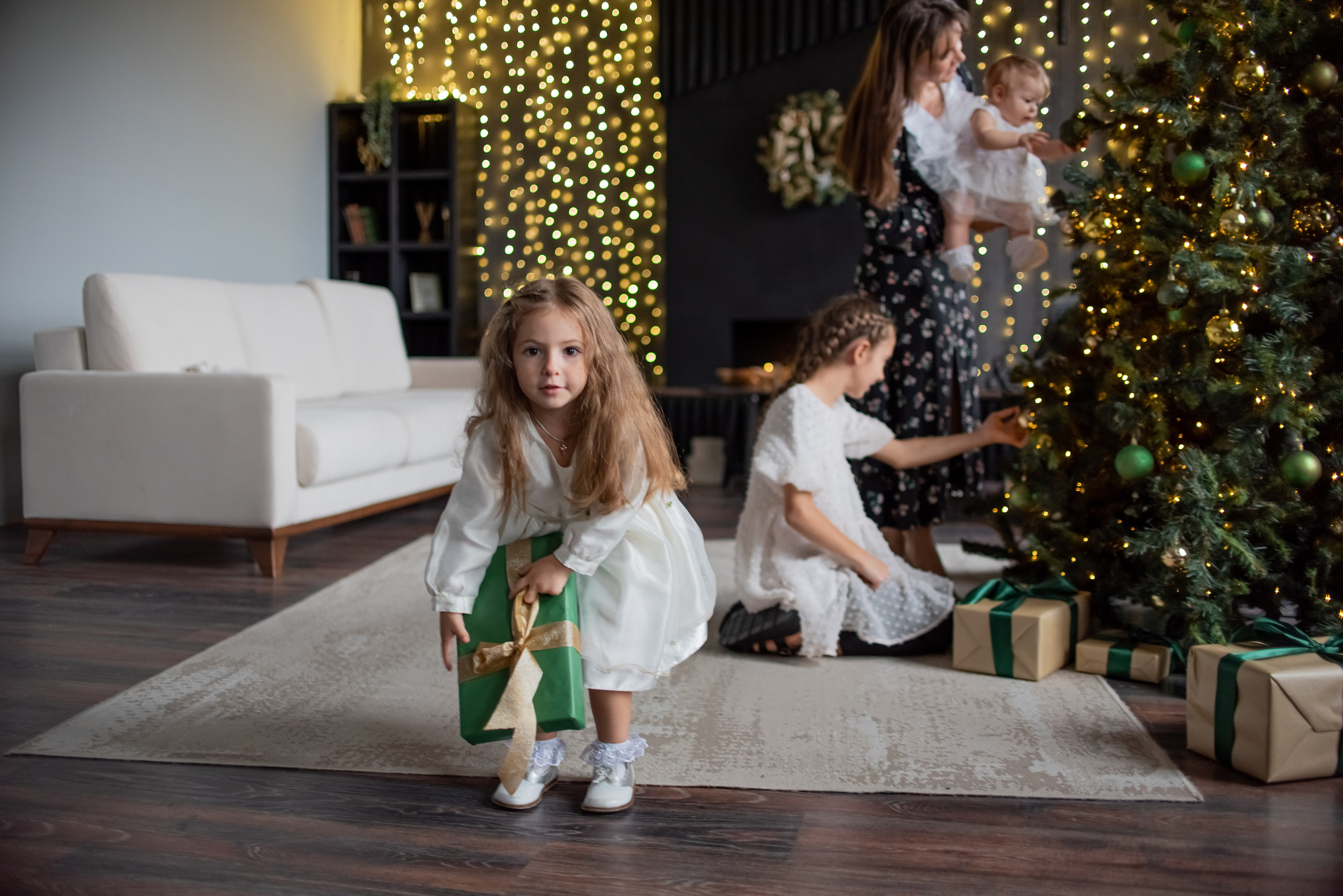 Новогодние фотосессии в студиях. Свадебный и семейный фотограф Екатерина Пушан. Москва, Балашиха, Железнодорожный, Солнечногорск