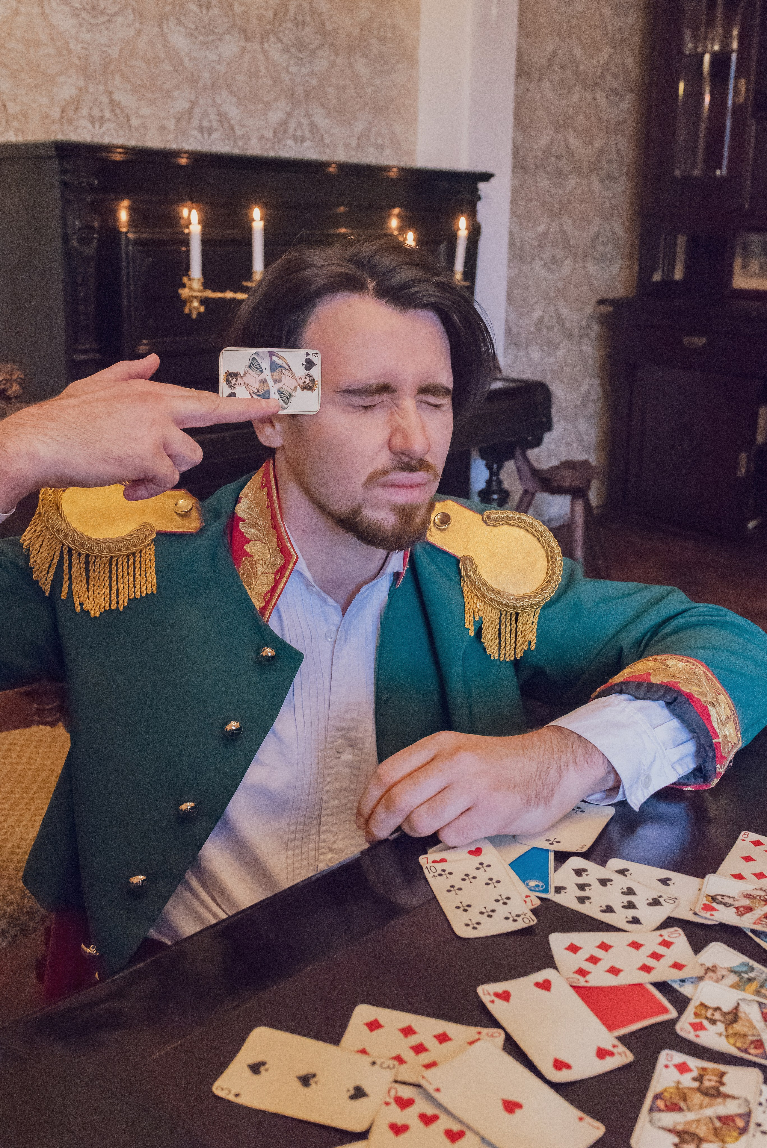 Съёмка «Пиковая дама» для Piterville. Фотограф, ретушёр, графический дизайнер в Петербурге Борякина Настя