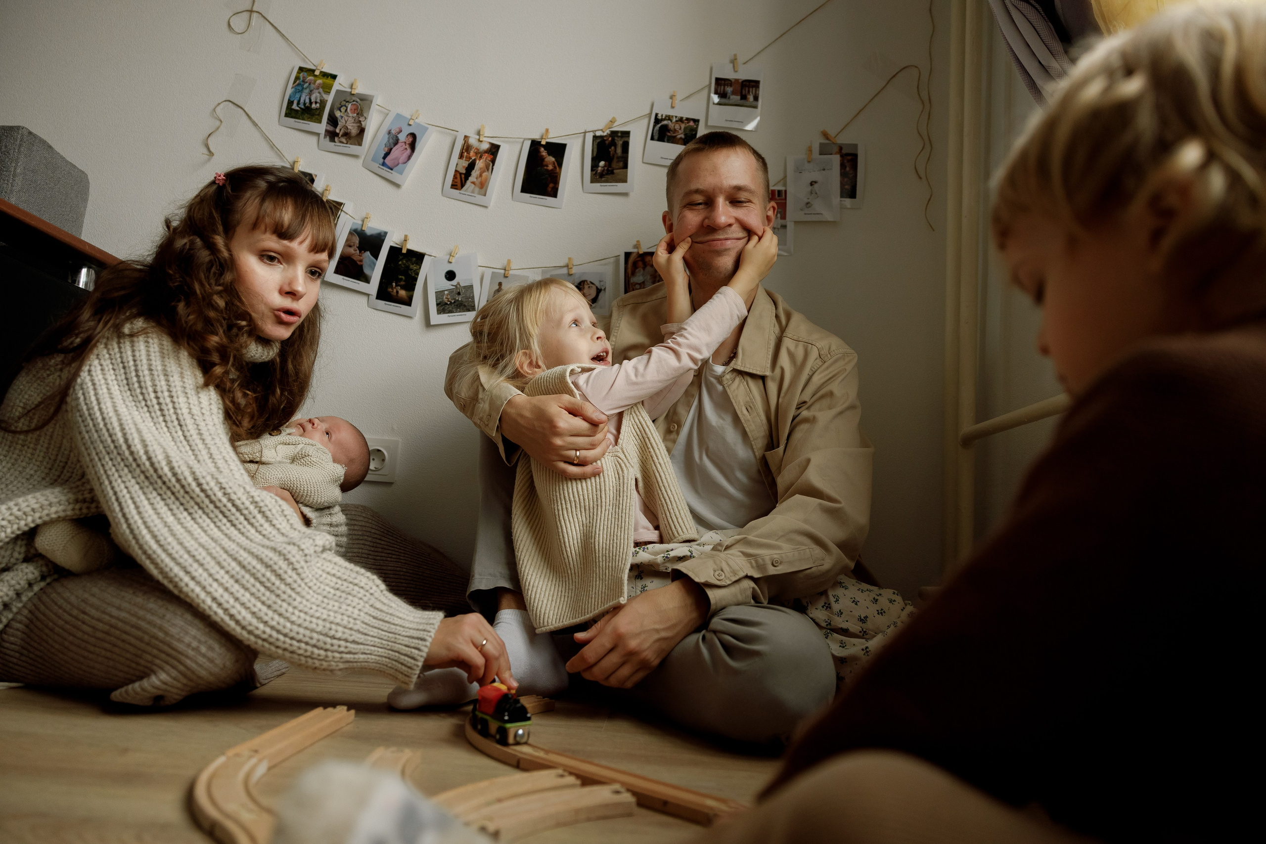 Домашняя семейная съёмка. Фотограф Москва