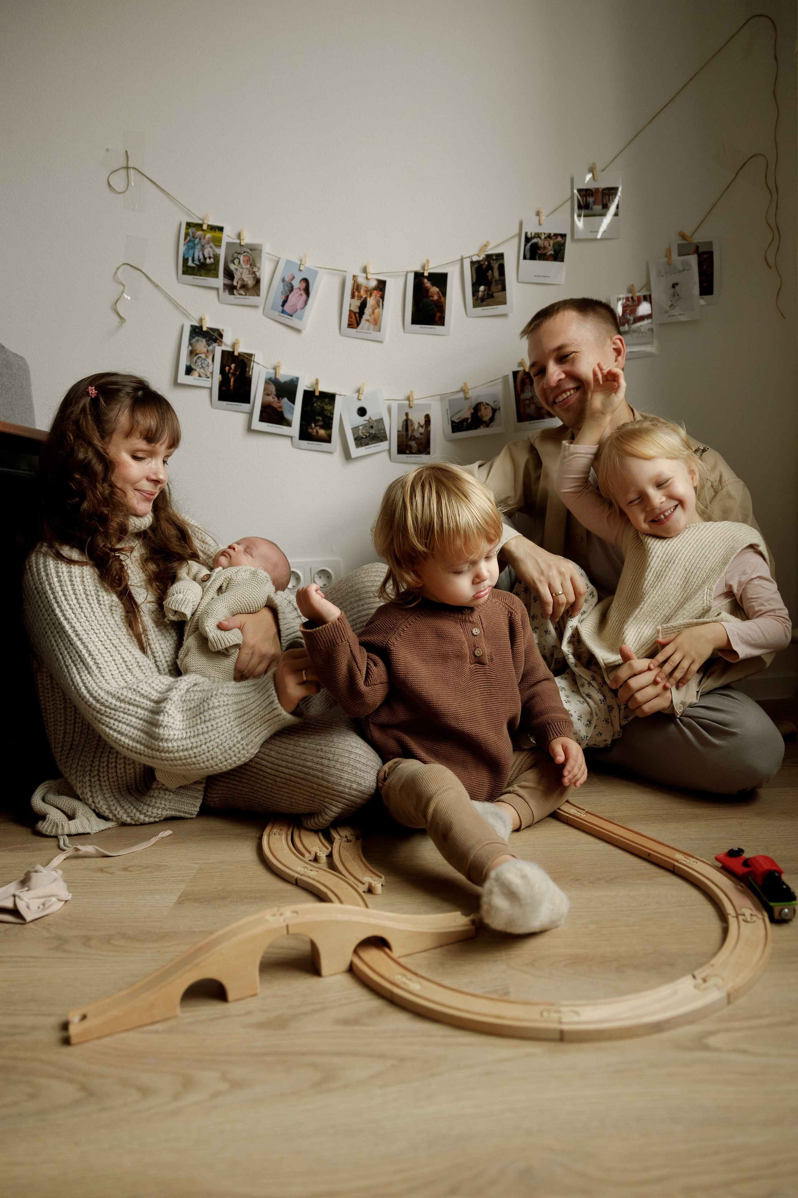 Домашняя семейная съёмка. Фотограф Москва