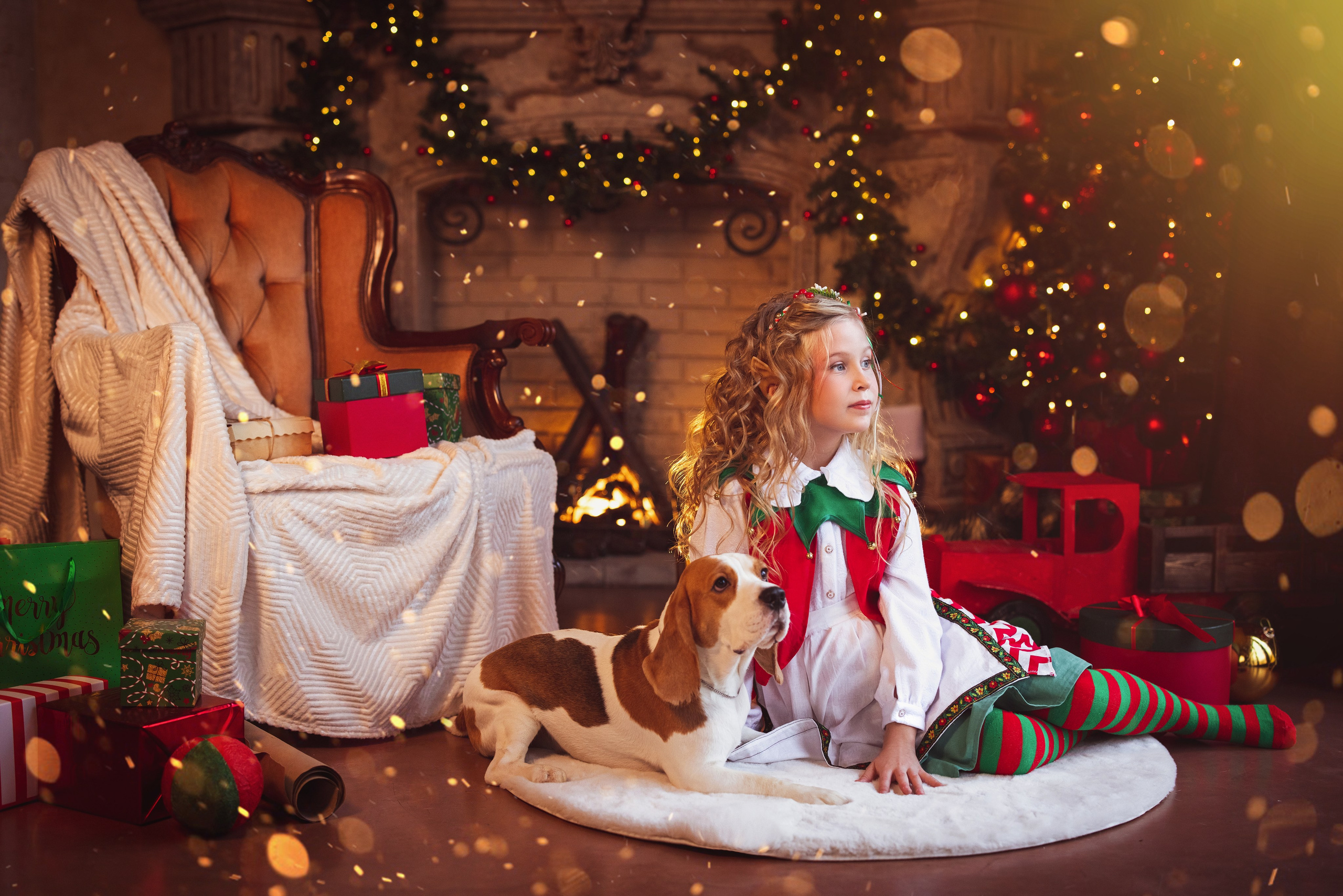 Новогодние ЭЛЬФЫ. Семейный и детский фотограф в Краснодаре Анна Трашкова