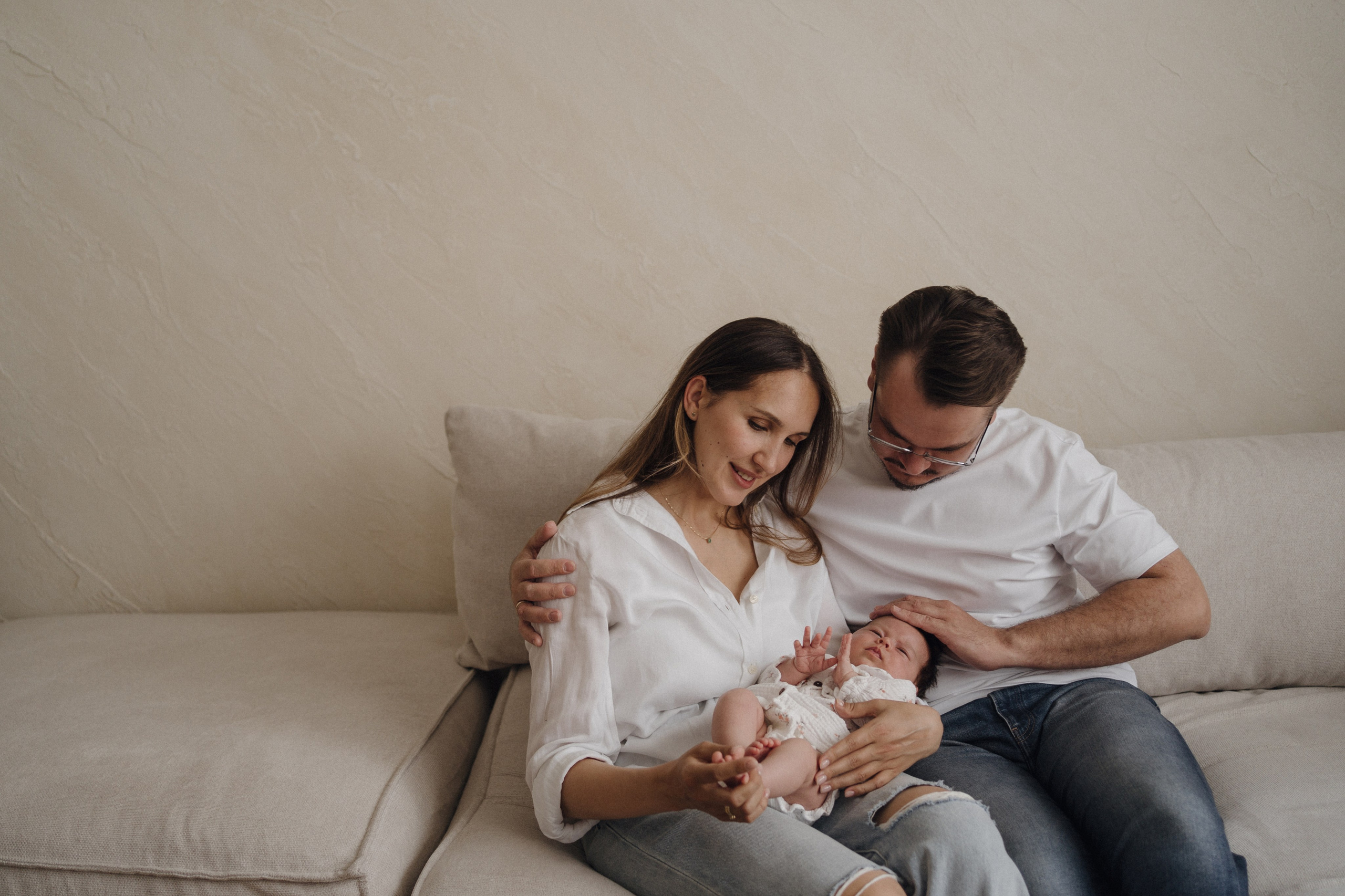 Домашняя фотосессия Эммы (1 месяц). Свадебный фотограф в Краснодаре и Сочи Винидиктова Екатерина