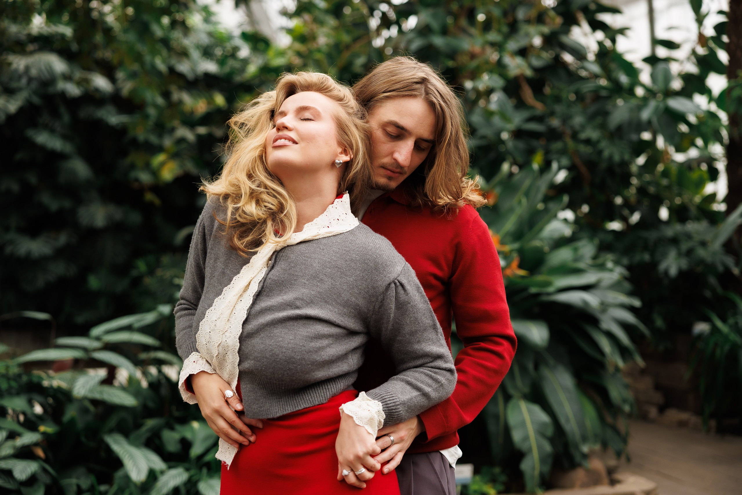 Предложение в оранжерее. Свадебный и семейный фотограф в Москве Красинская Мария