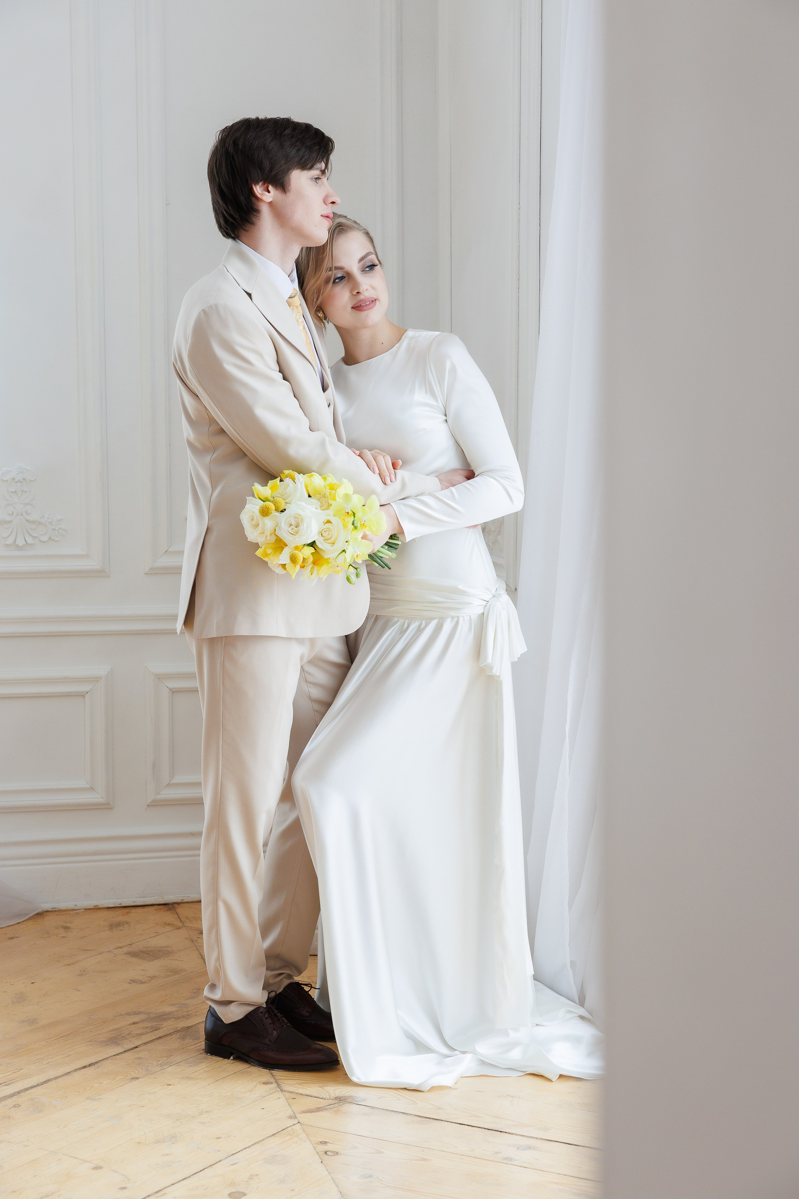 Камерная свадьба: весеннее настроение. Свадебный и семейный фотограф в Москве Красинская Мария