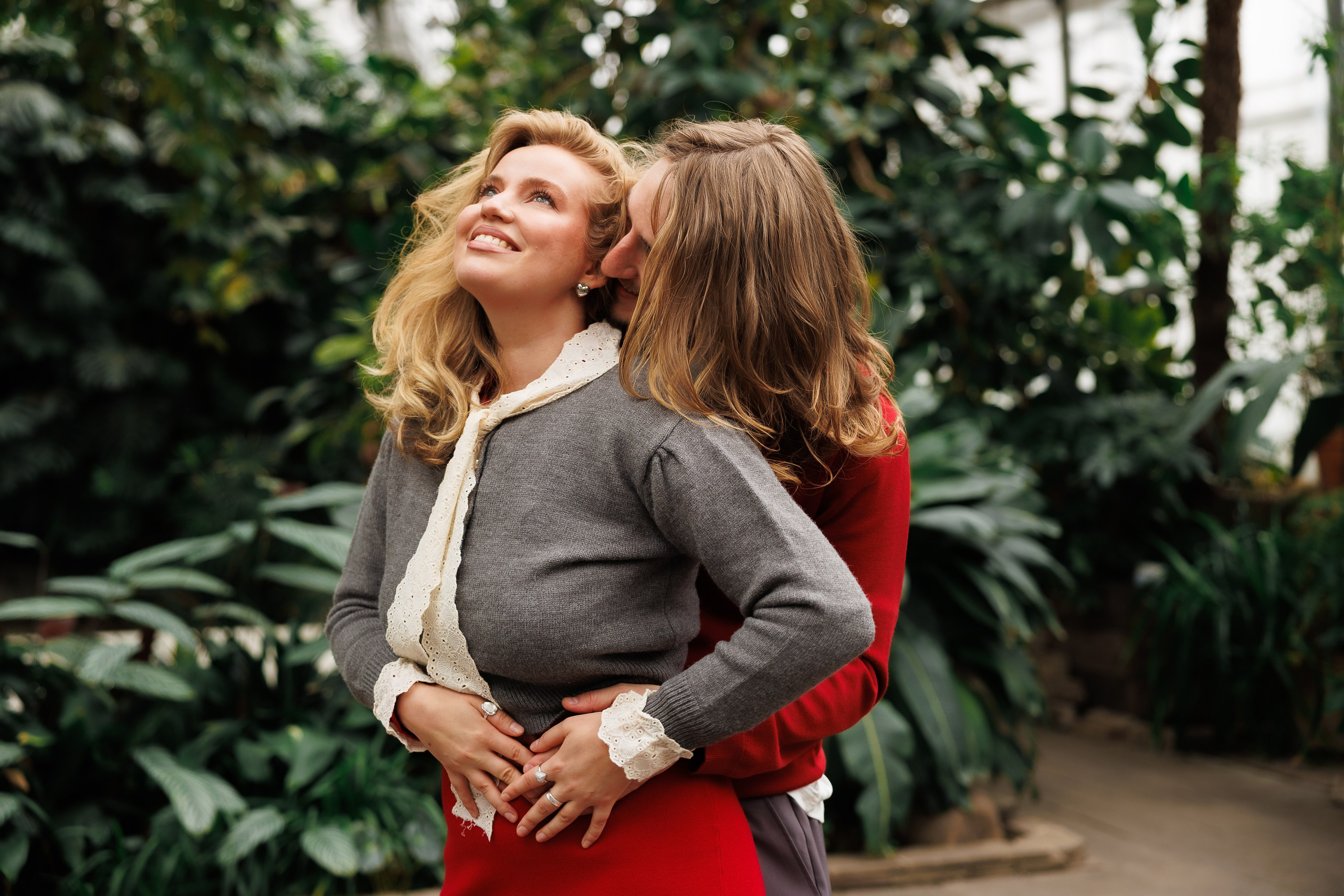 Предложение в оранжерее. Свадебный и семейный фотограф в Москве Красинская Мария