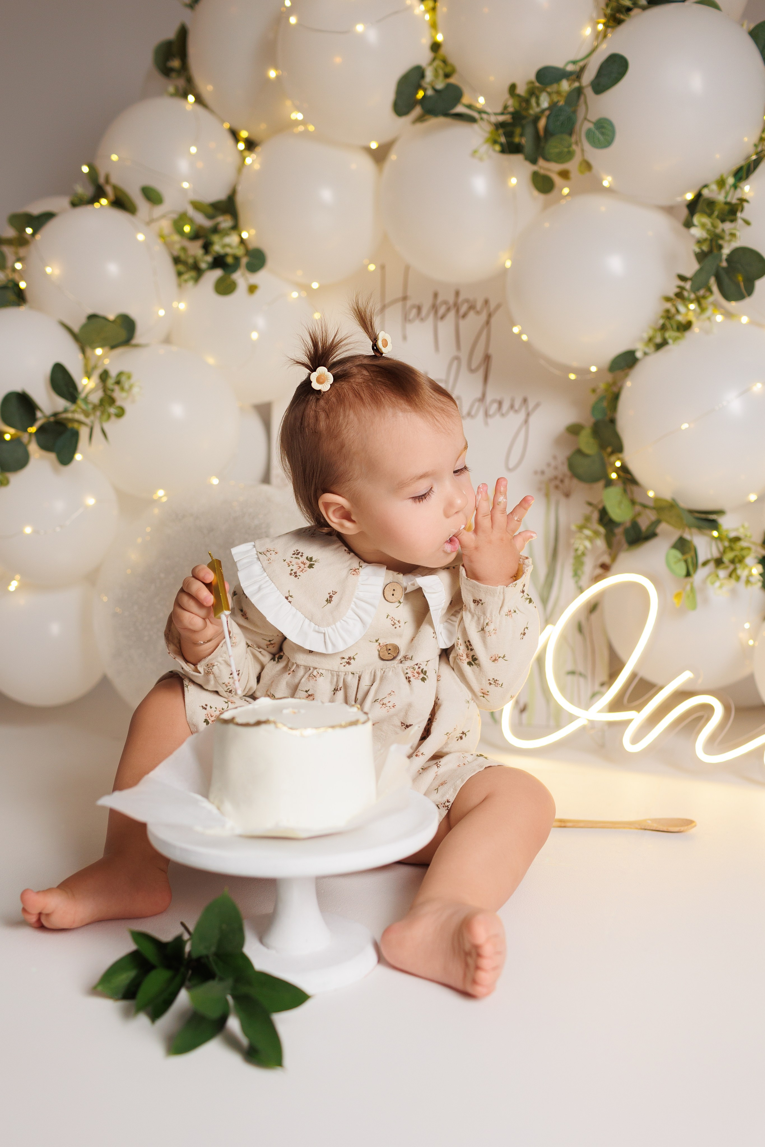 Фотосъёмка первого годика. Фотограф Беременности и Новорождённых в Кемерово