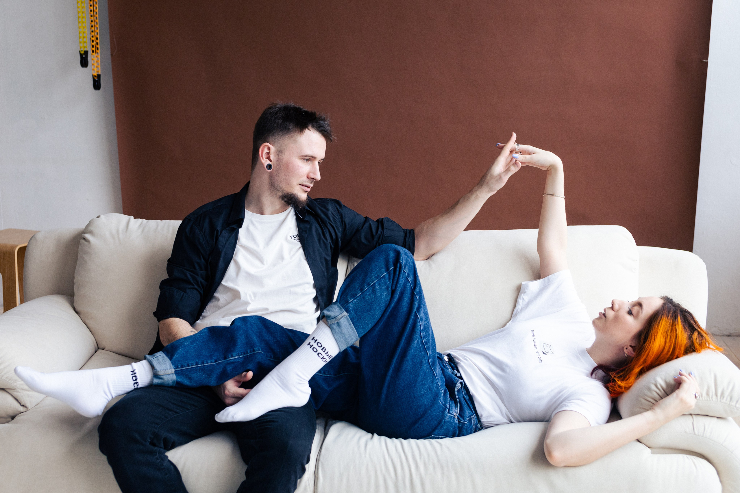 Маша и Лев. Студия