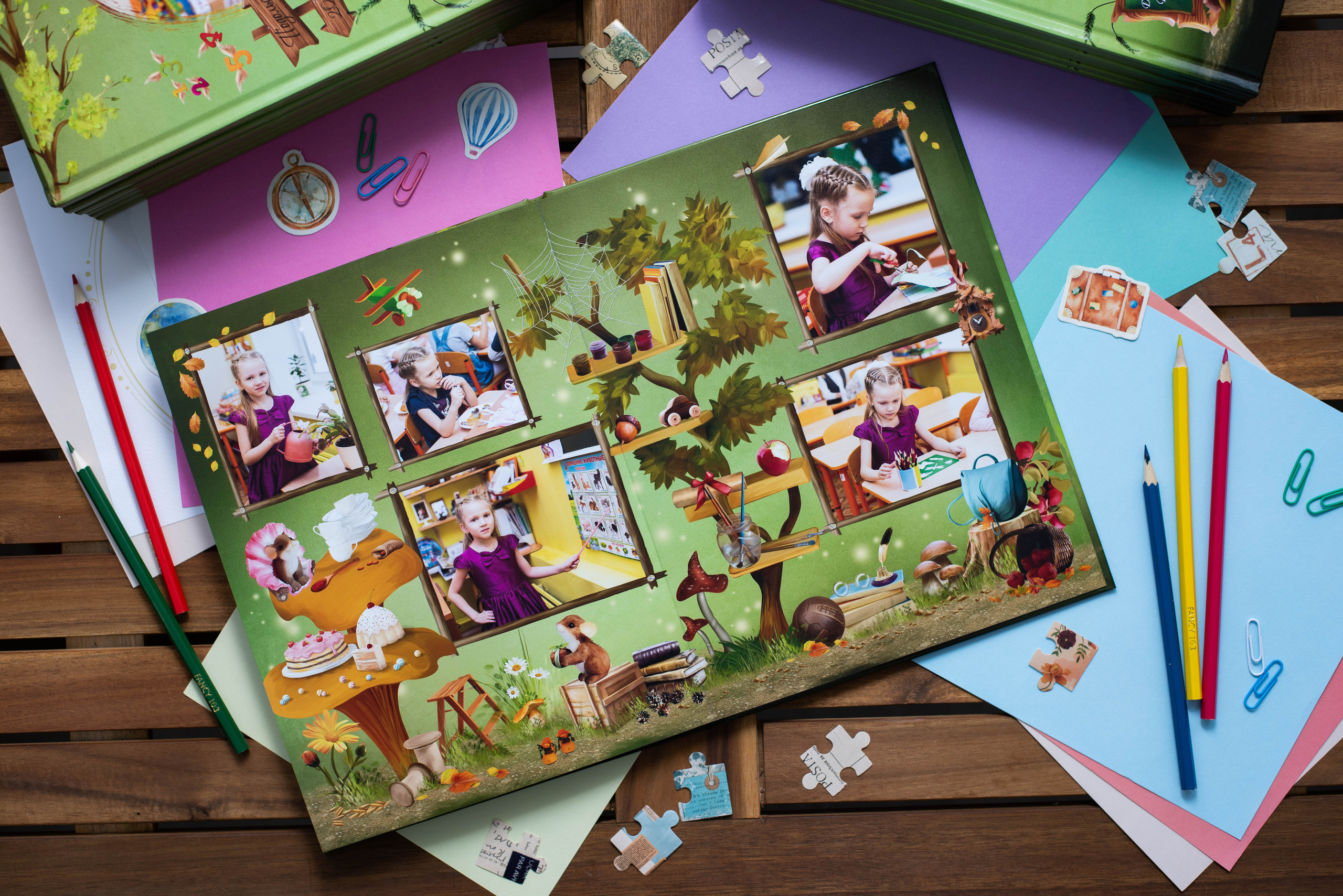 Альбом на 5 разворотов. Выпускные альбомы в Подольске Москве и МО