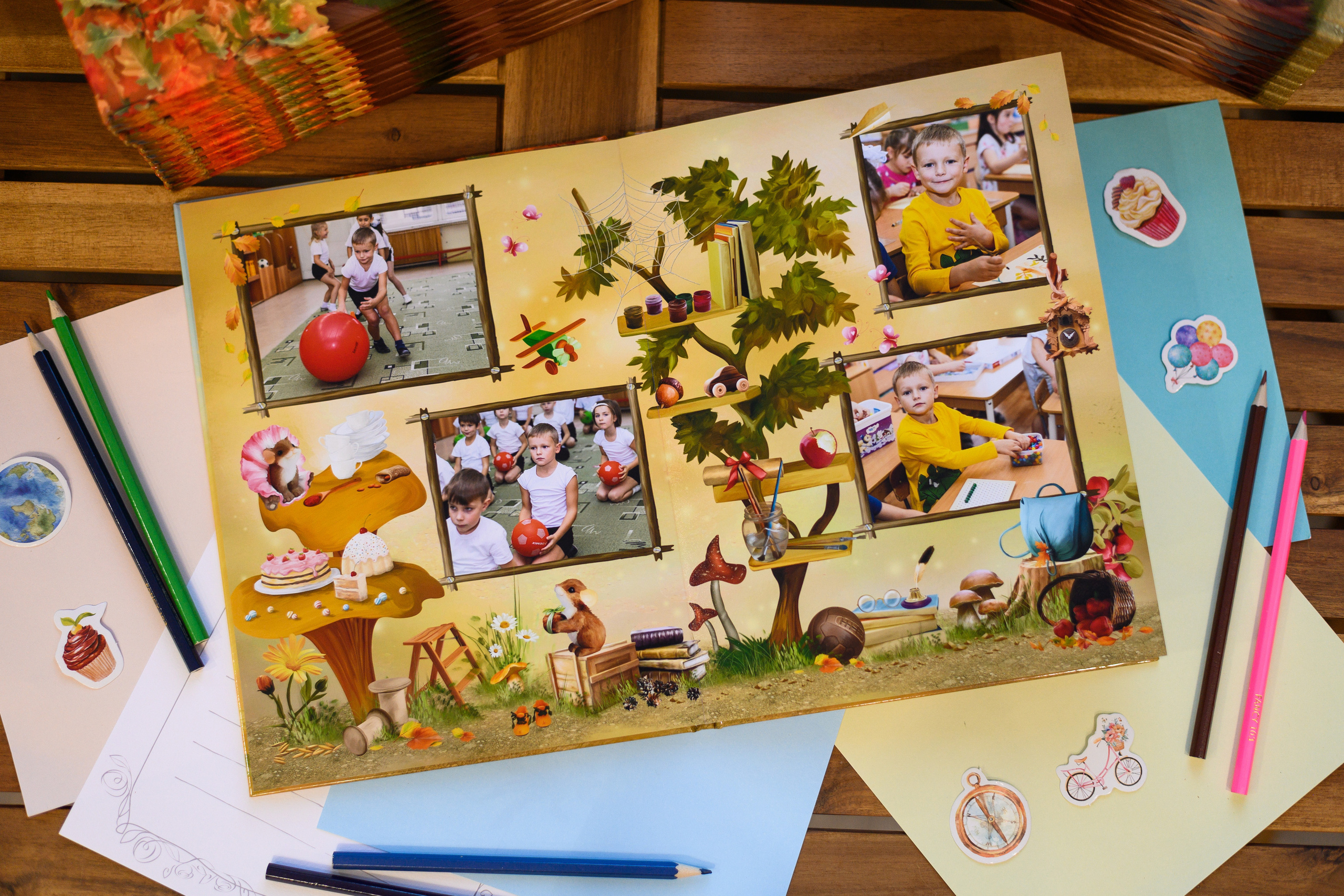 ДС ЛеснойОсенний. Выпускные альбомы в Подольске Москве и МО