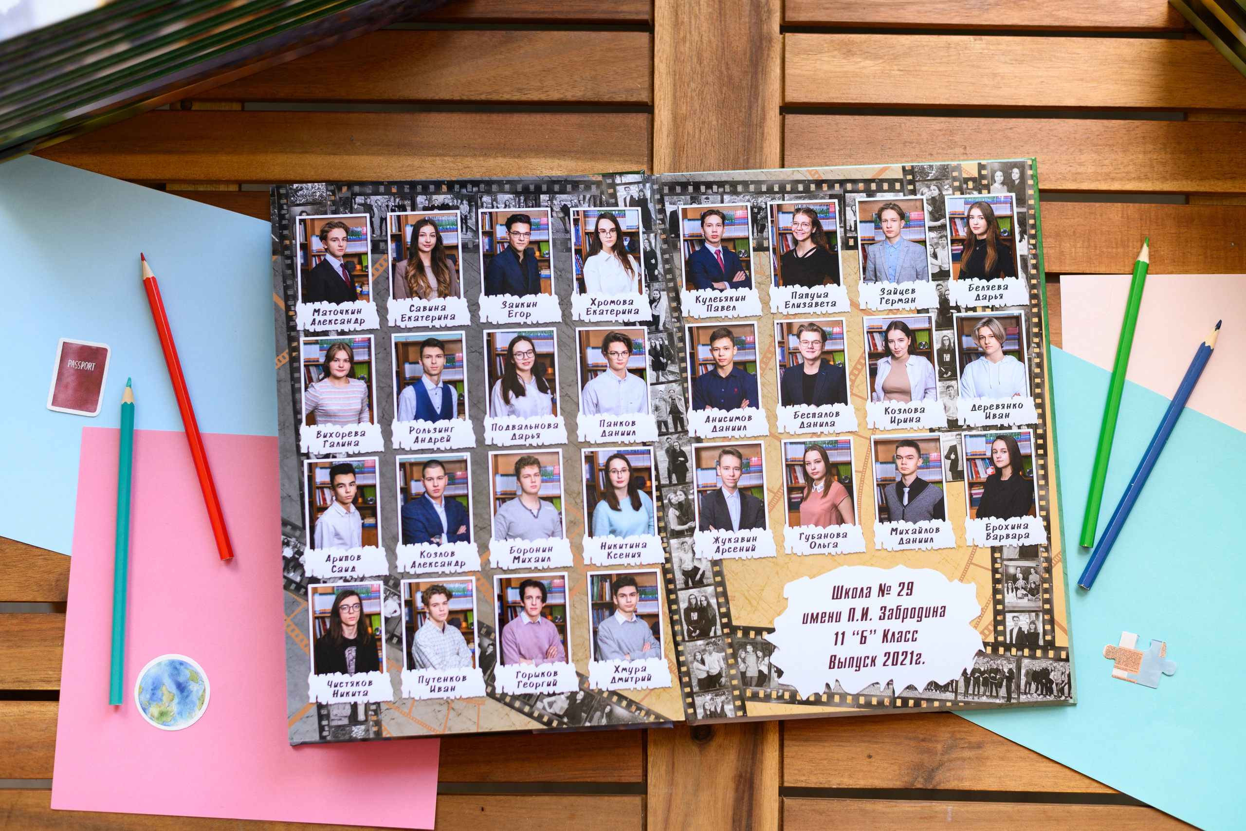 СШ фото пленка. Выпускные альбомы в Подольске Москве и МО