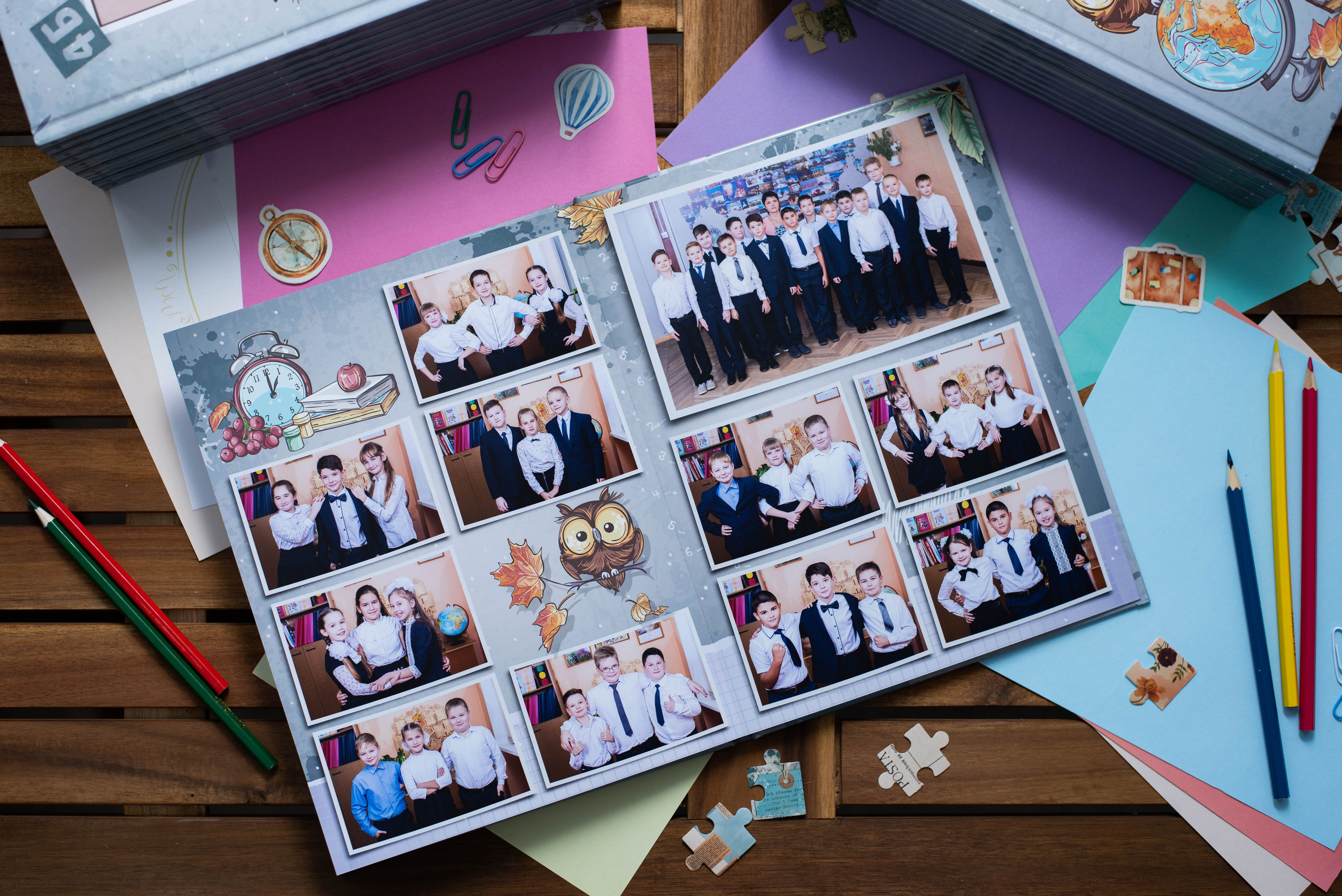 Альбом на 5 разворотов. Выпускные альбомы в Подольске Москве и МО